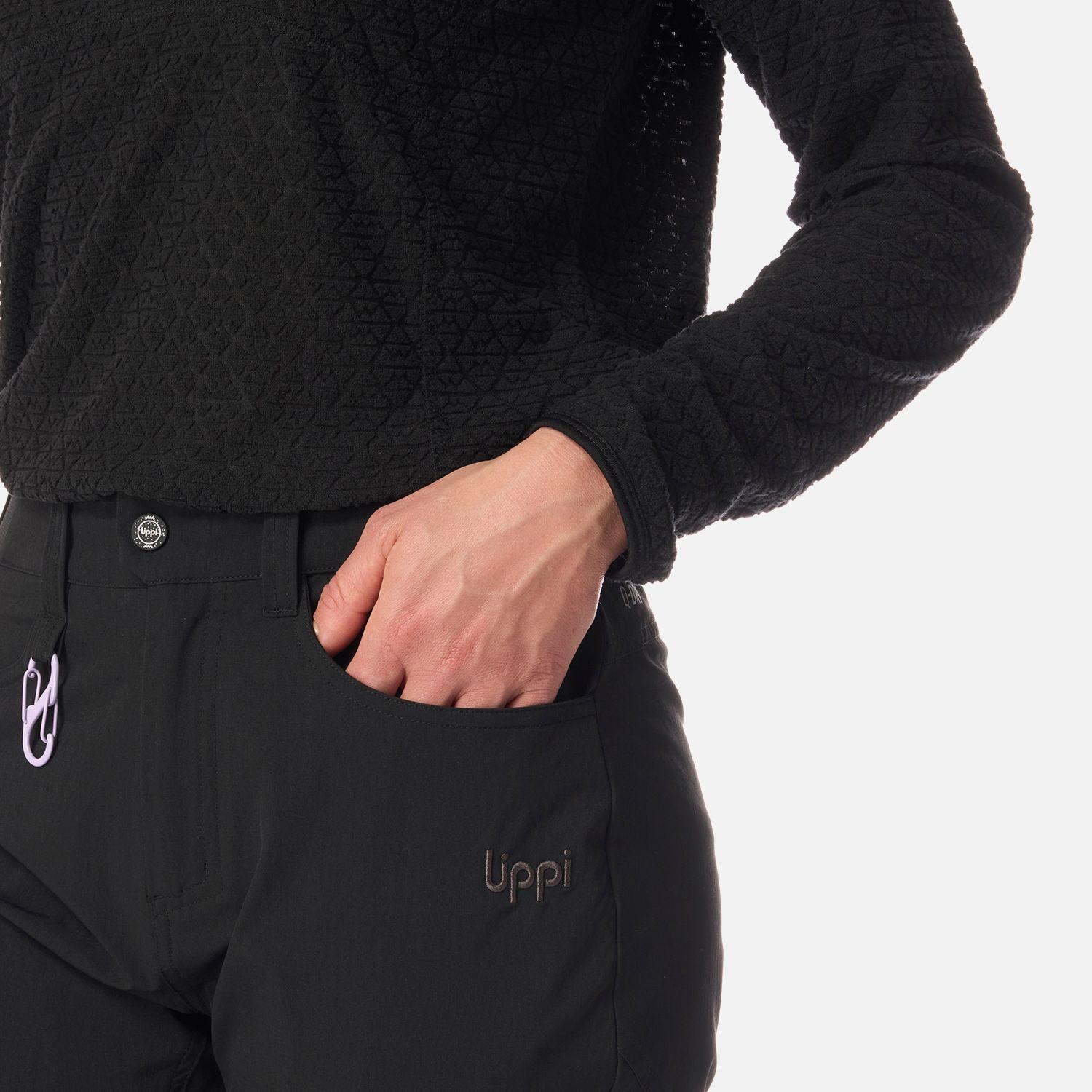 Pantalón Mujer Lennox Q-Dry Mix-2 Pants Negro Lippi I26-3