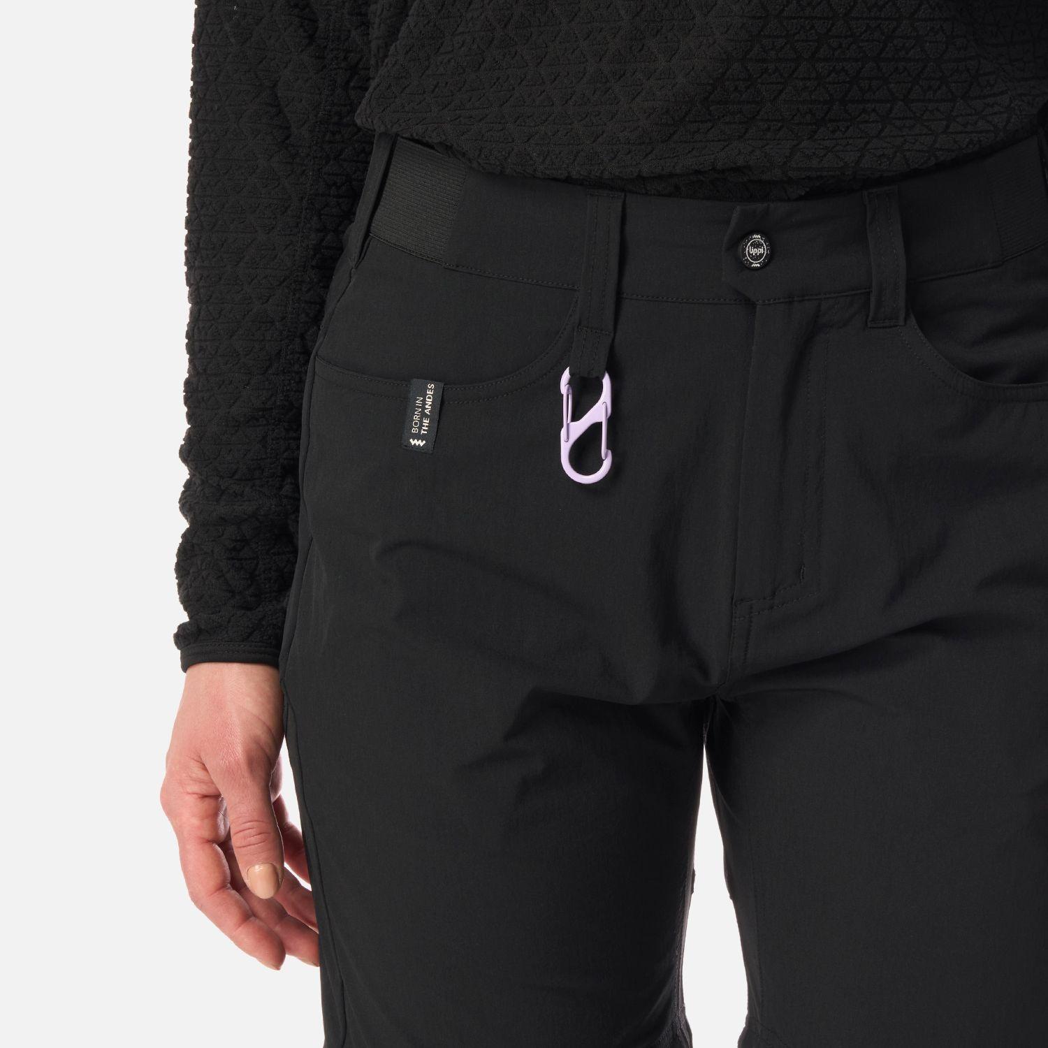 Pantalón Mujer Lennox Q-Dry Mix-2 Pants Negro Lippi I26-4