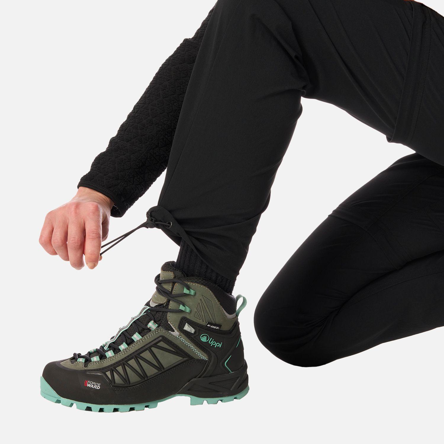 Pantalón Mujer Lennox Q-Dry Mix-2 Pants Negro Lippi I26-6