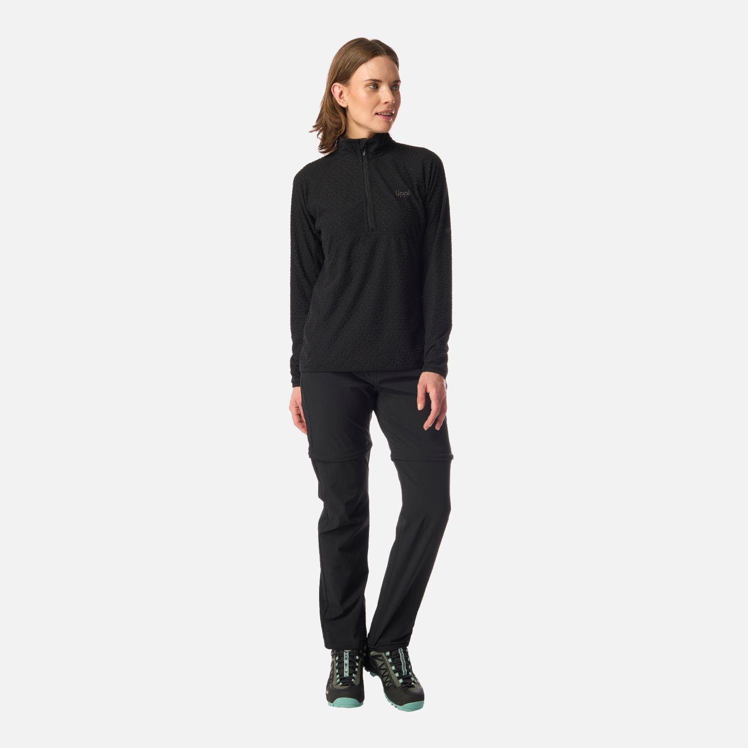 Pantalón Mujer Lennox Q-Dry Mix-2 Pants Negro Lippi I26-8