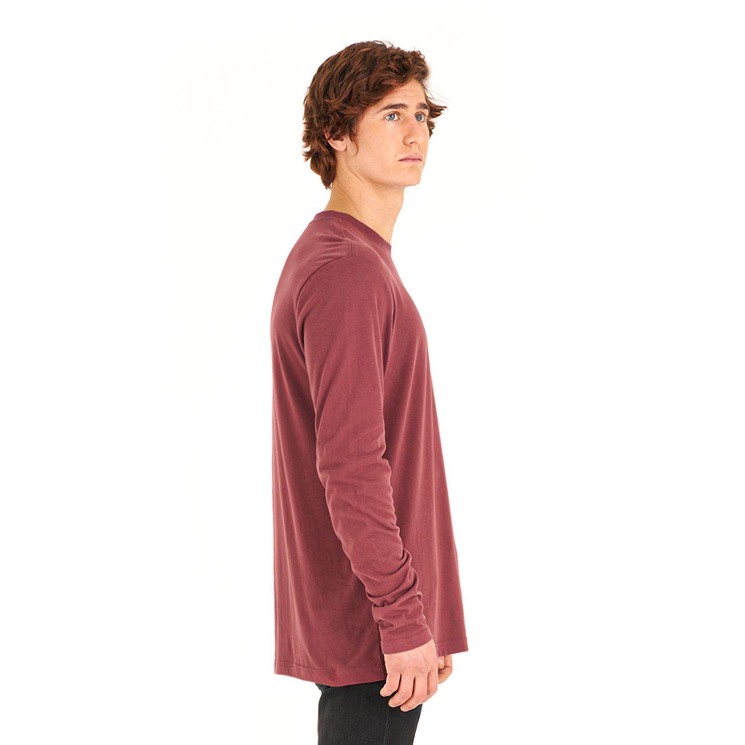 Polera Hombre Ulmo Cotton UVStop Long Sleeve TShirt Rojo Oscuro Lippi-3