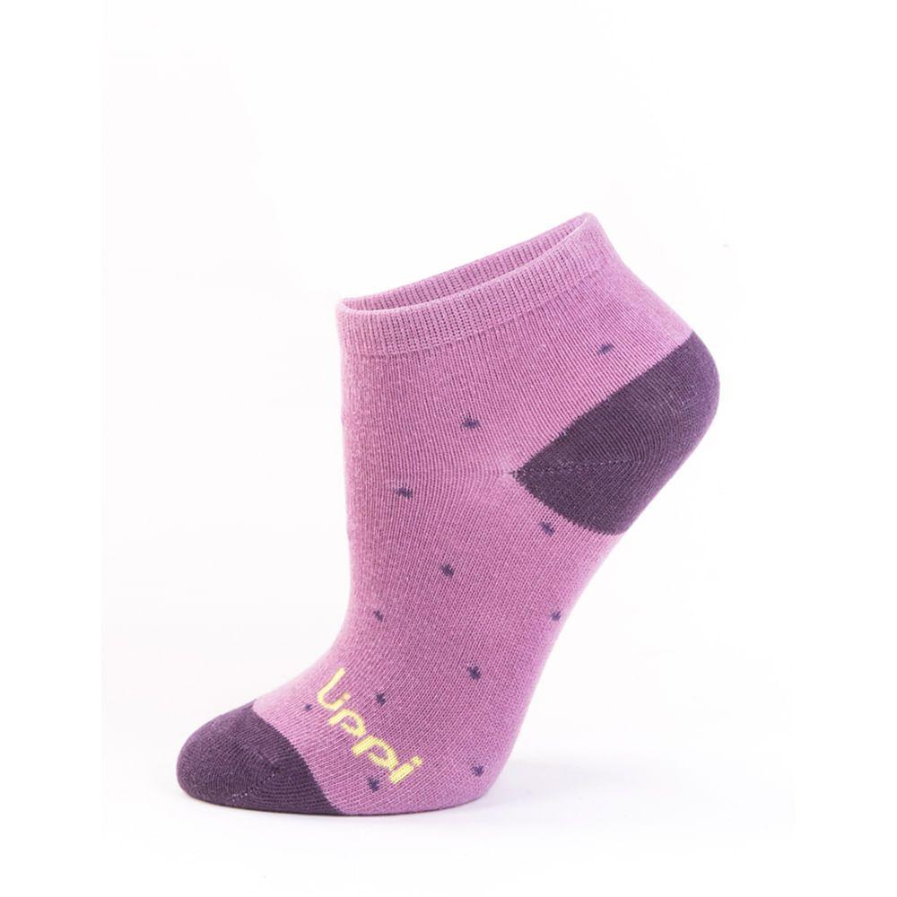 Calcetin Mujer Hualo Morado Lippi-0