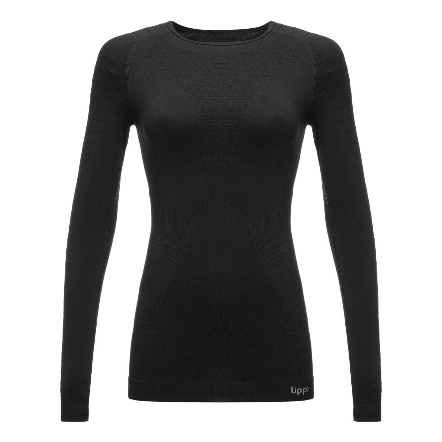 Primera Capa Mujer Skintec 2000 seamless top Negro Lippi V21-0