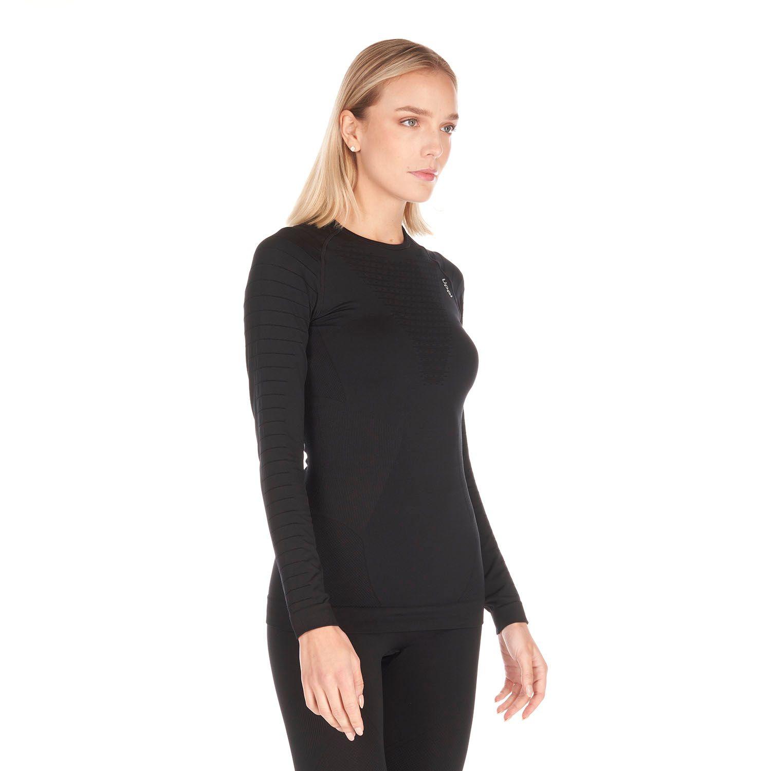 Primera Capa Mujer Skintec 2000 seamless top Negro Lippi V21-2