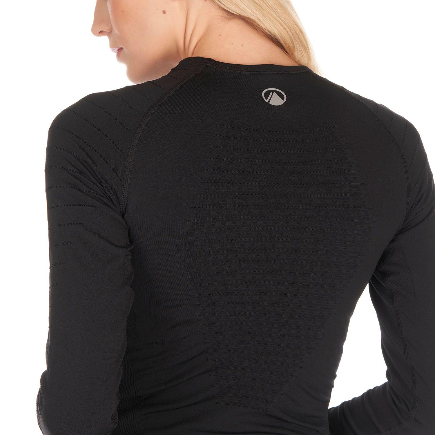 Primera Capa Mujer Skintec 2000 seamless top Negro Lippi V21-7