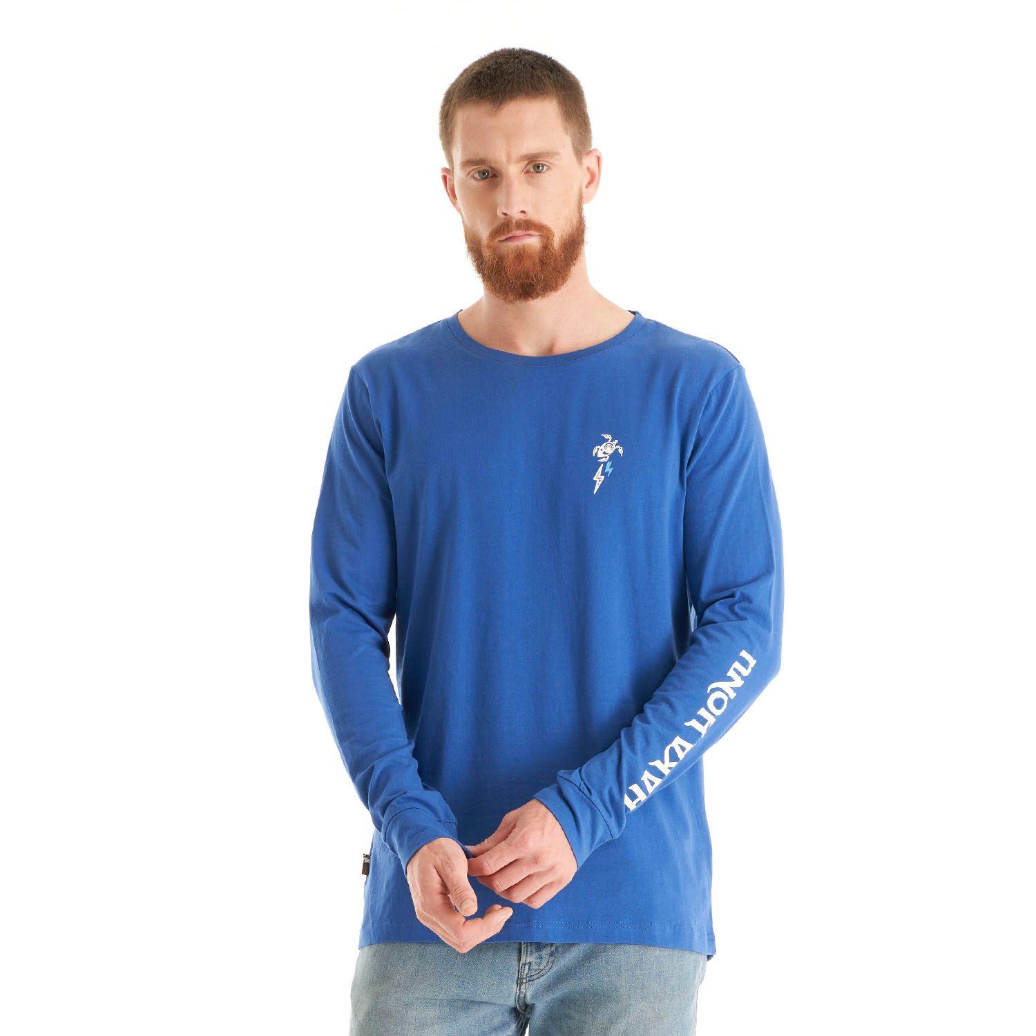 Polera Hombre Norte Sur Azul Haka Honu I21-1
