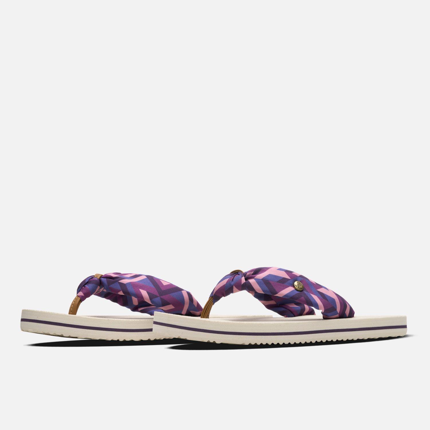 Sandalia Mujer Shancleta Crema Haka Honu V26-1