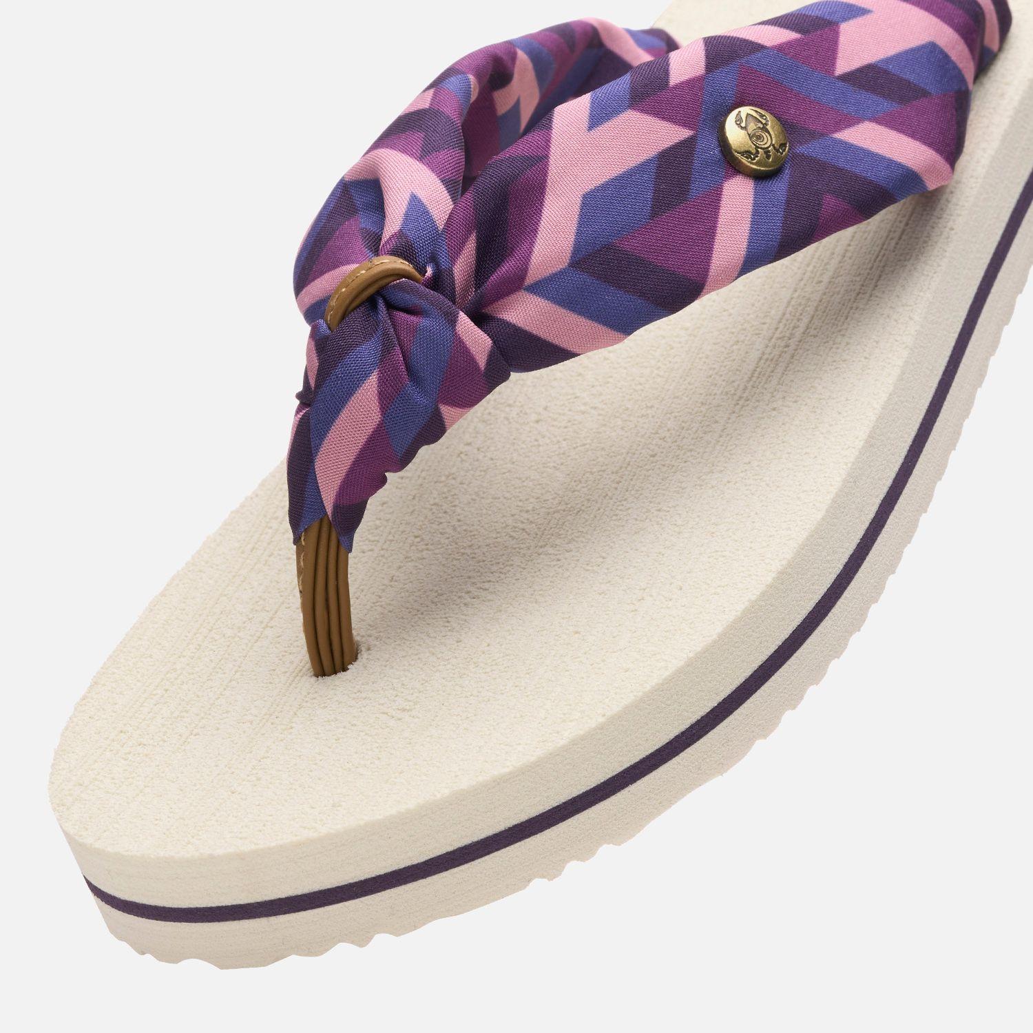 Sandalia Mujer Shancleta Crema Haka Honu V26-4