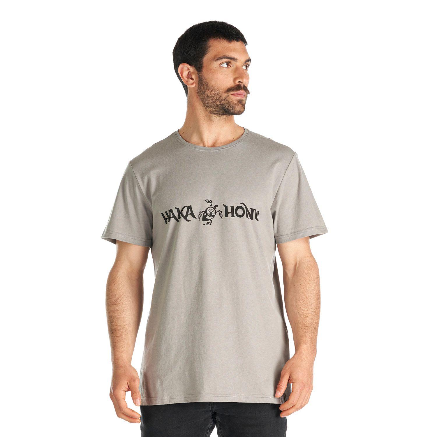 Polera Hombre Logo Gris Haka Honu V22-1