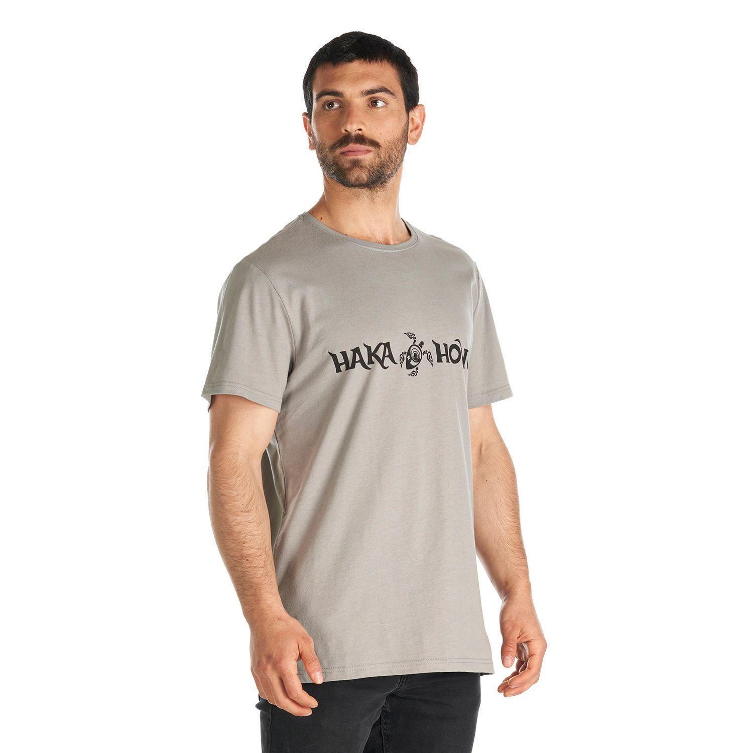 Polera Hombre Logo Gris Haka Honu V22-2