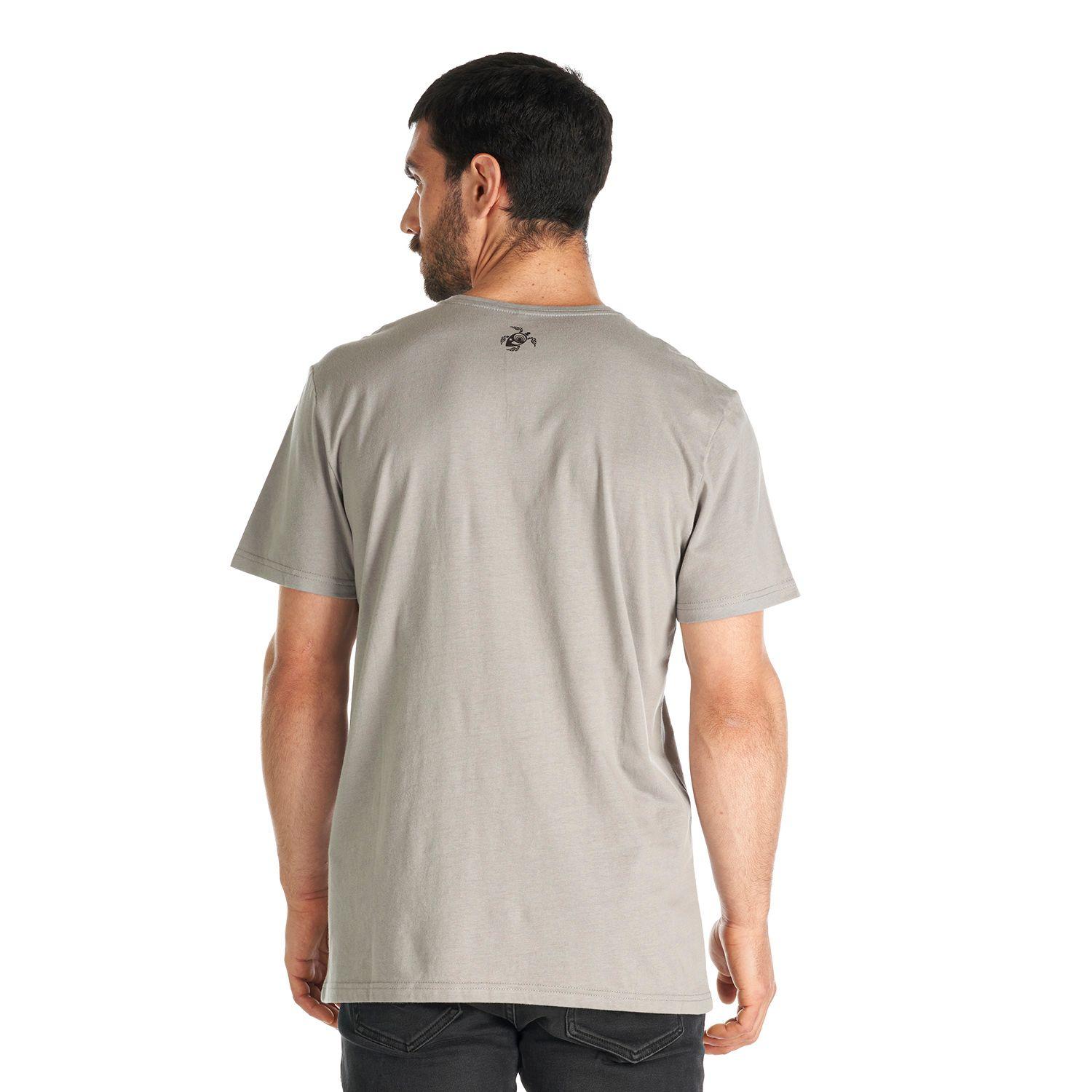Polera Hombre Logo Gris Haka Honu V22-5