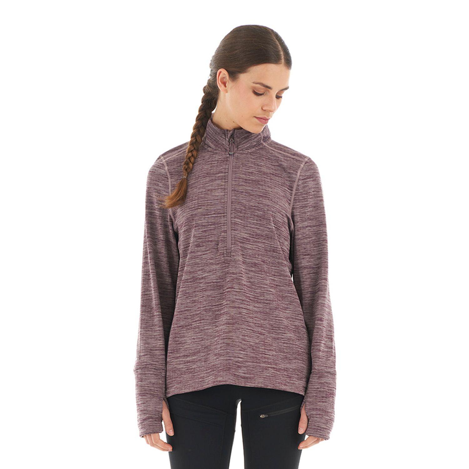 Poleron Mujer Just Move Nano-F 14 Zip Lila Lippi-1