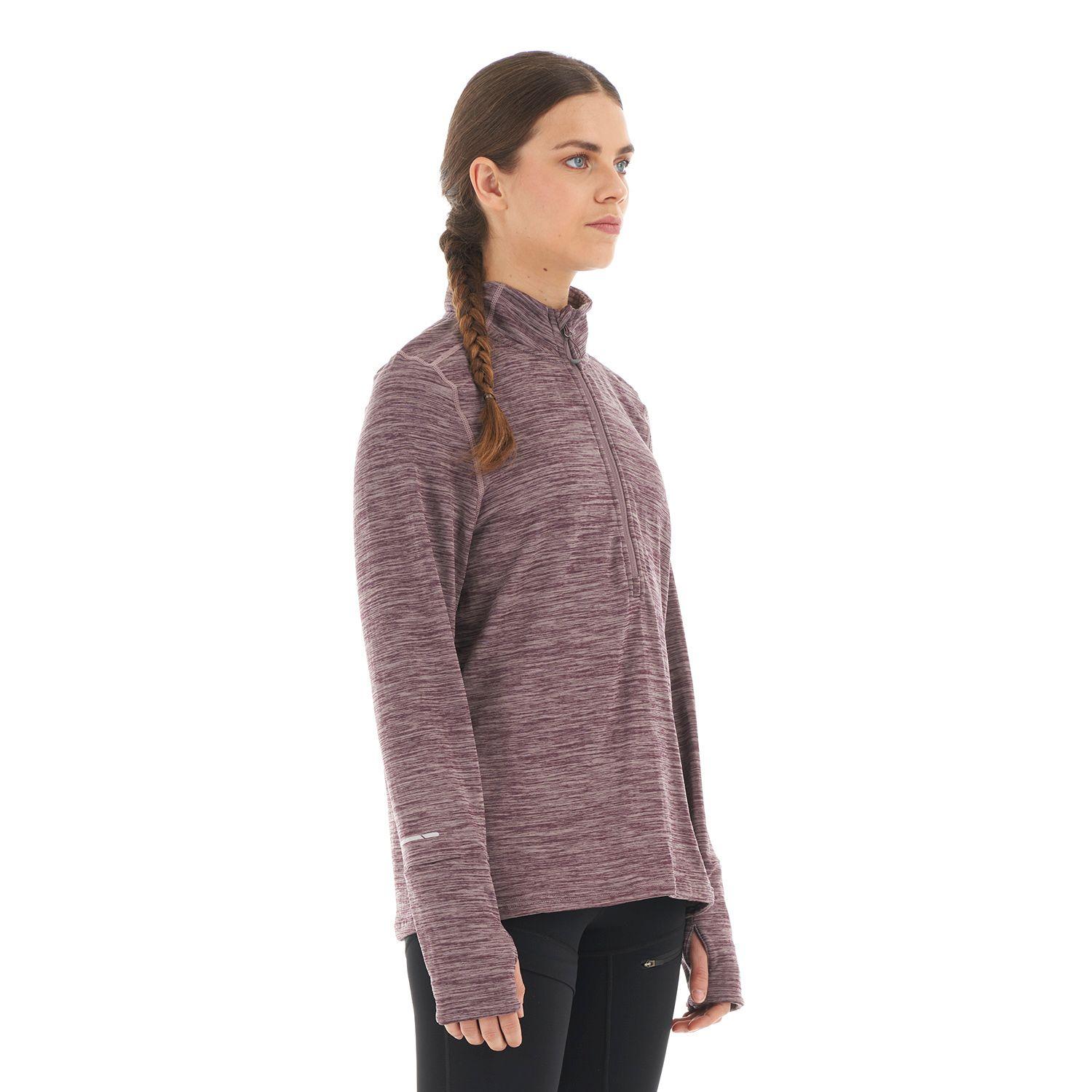 Poleron Mujer Just Move Nano-F 14 Zip Lila Lippi-2