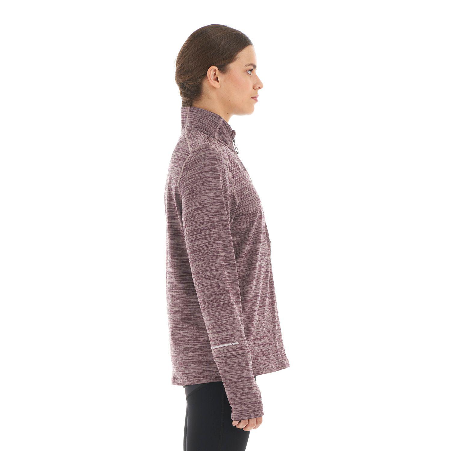 Poleron Mujer Just Move Nano-F 14 Zip Lila Lippi-3