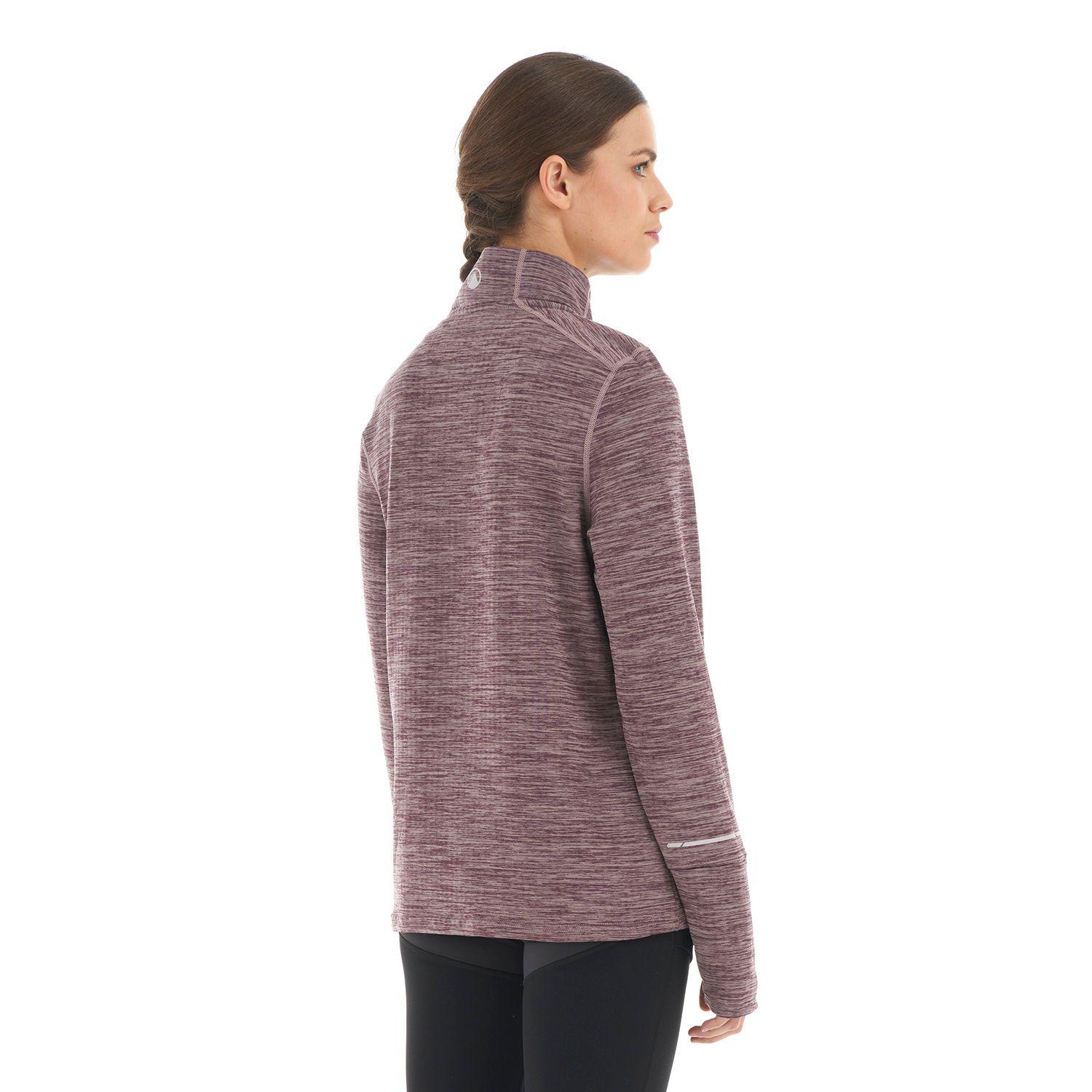 Poleron Mujer Just Move Nano-F 14 Zip Lila Lippi-4