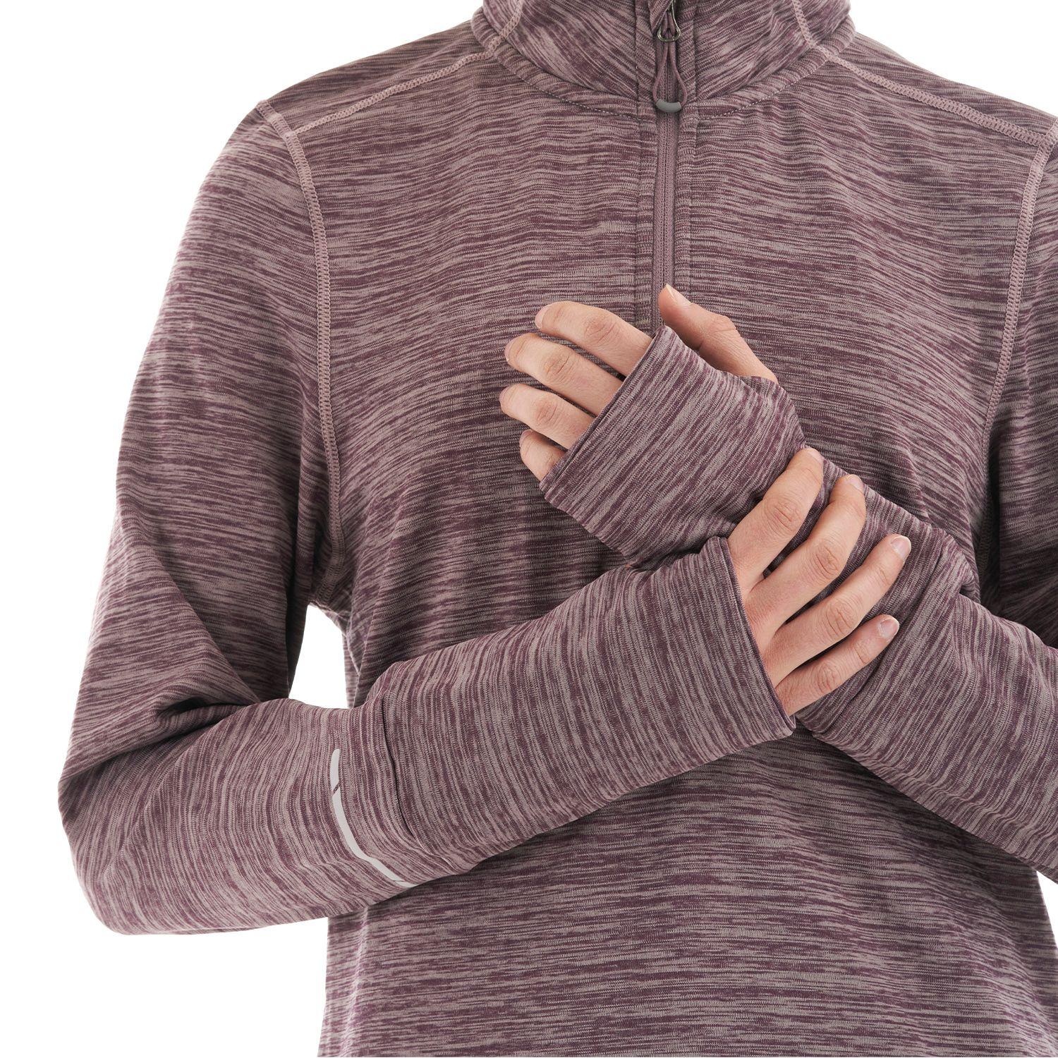 Poleron Mujer Just Move Nano-F 14 Zip Lila Lippi-6