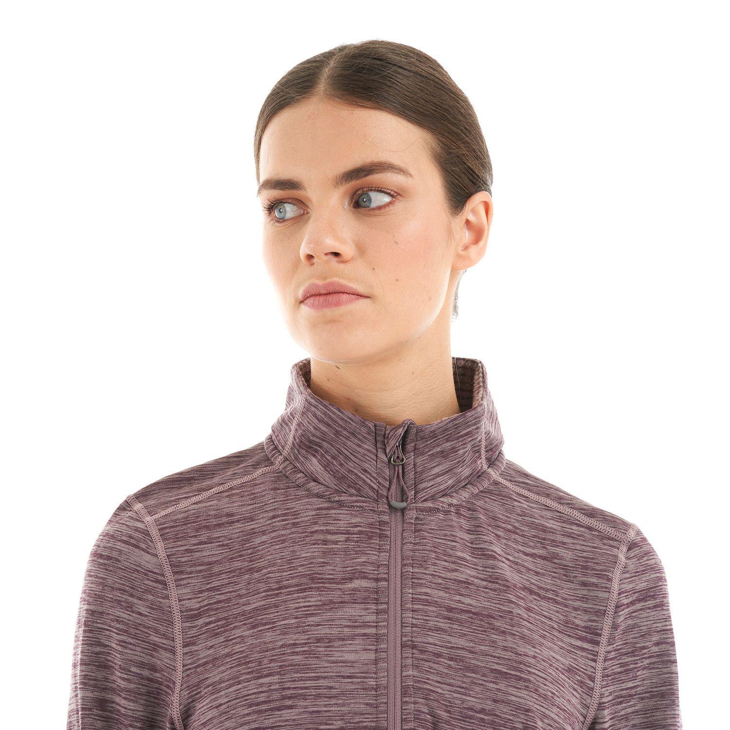 Poleron Mujer Just Move Nano-F 14 Zip Lila Lippi-7