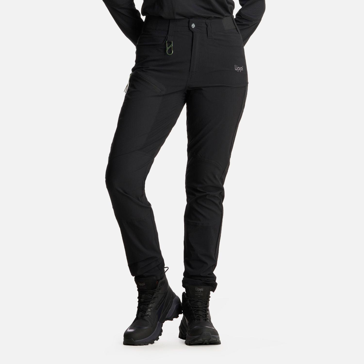 Pantalón Mujer Lennox Q-Dry Slim Fit Pants Negro Lippi-0