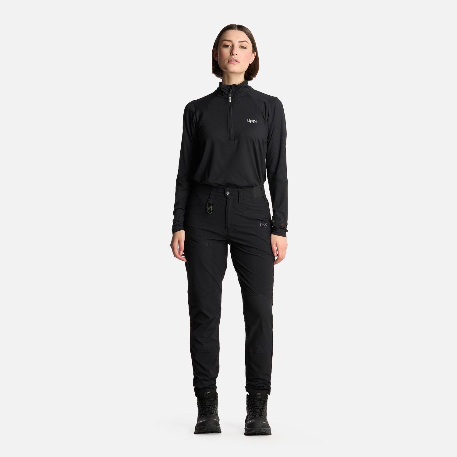Pantalón Mujer Lennox Q-Dry Slim Fit Pants Negro Lippi-7