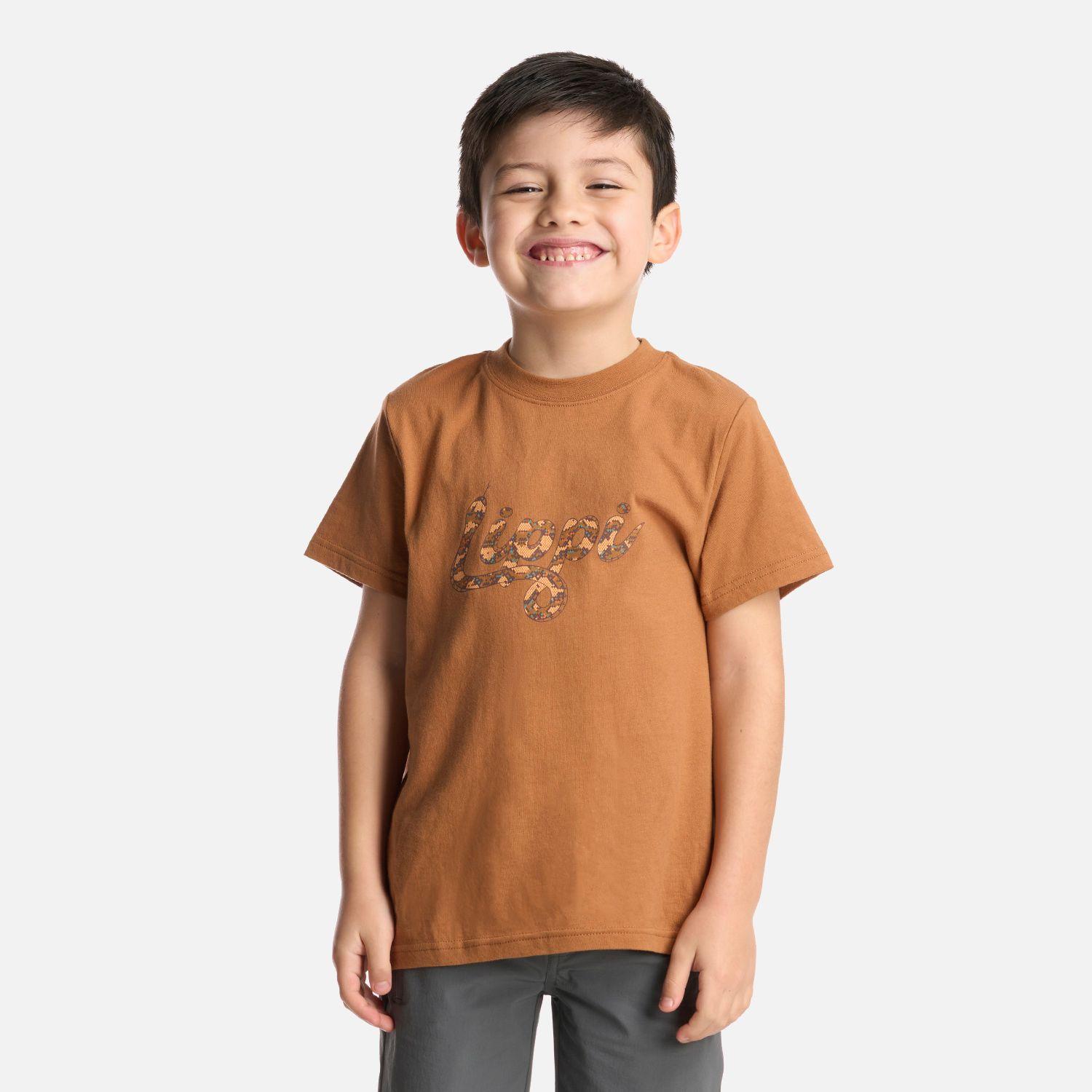 Polera Niño Logo Lippi T-Shirt Camel Lippi-0