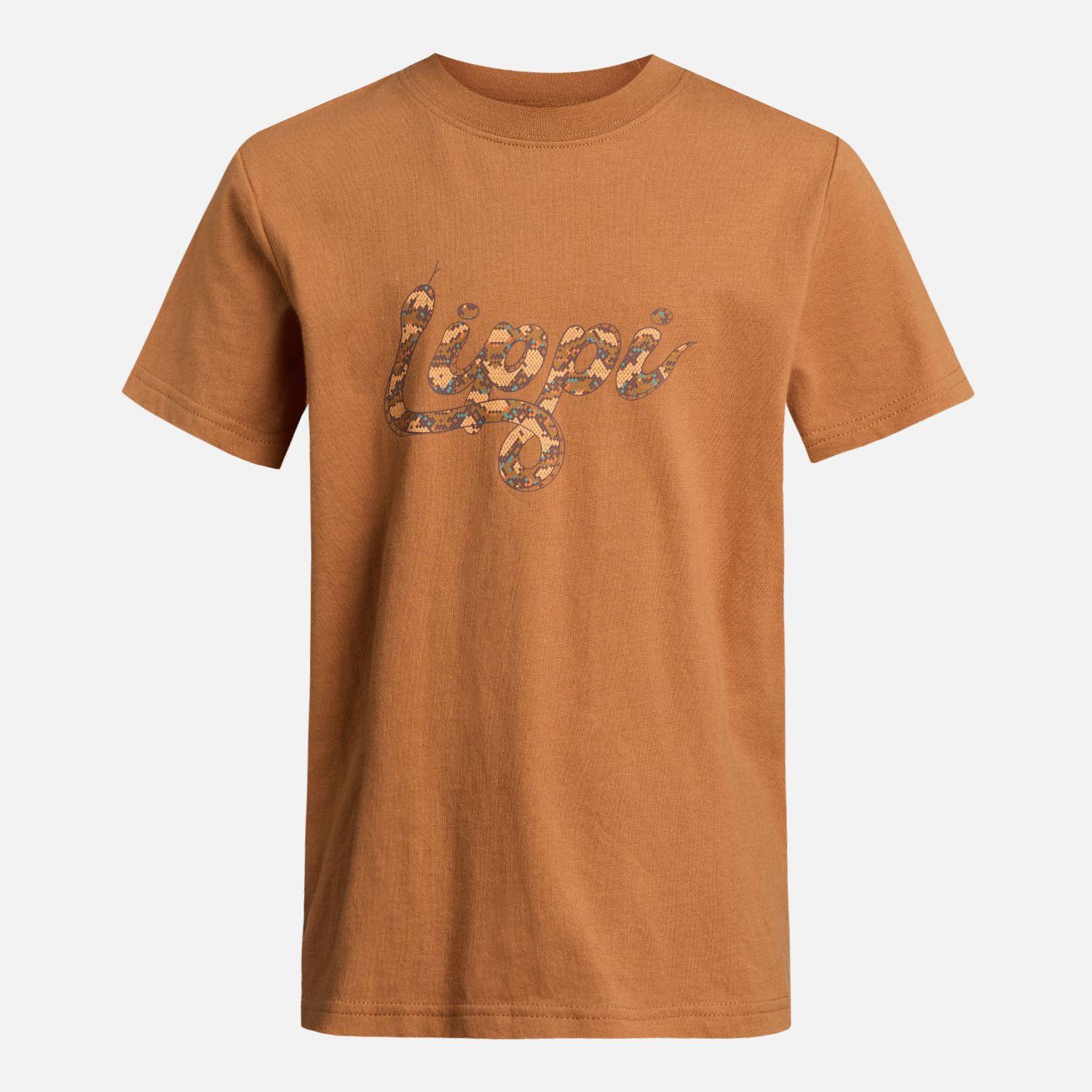 Polera Niño Logo Lippi T-Shirt Camel Lippi-5
