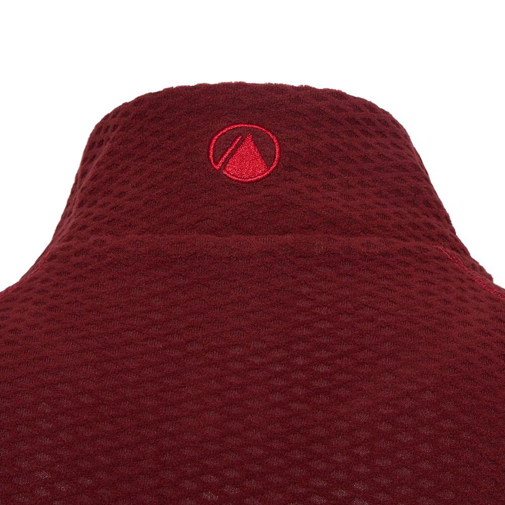 Poleron Hombre Jacaranda Nano-F 14 Zip Vino / Rojo Oscuro Lippi-3