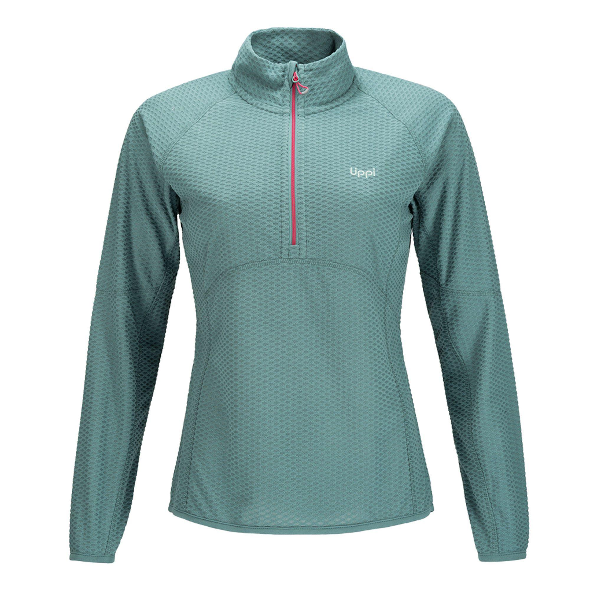 Poleron Mujer Jacaranda Nano-F 14 Zip Jade Oscuro Lippi I19-0