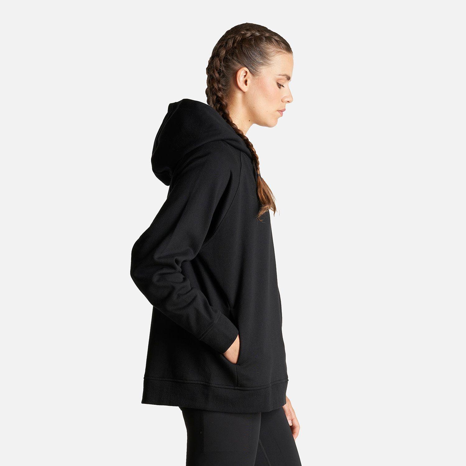 Poleron Mujer Insigne Hoody Sweatshirt Front Print Negro Lippi-3