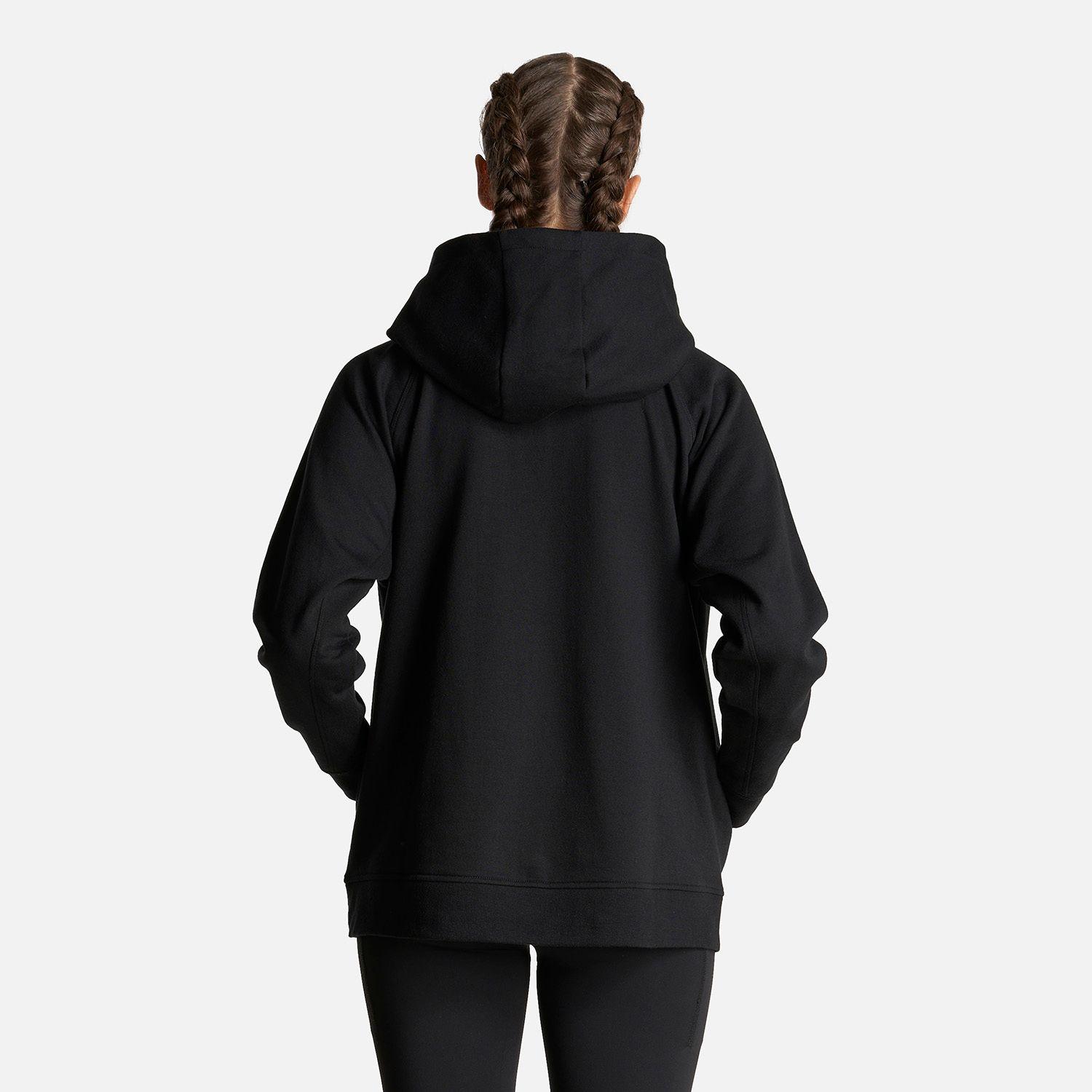 Poleron Mujer Insigne Hoody Sweatshirt Front Print Negro Lippi-4