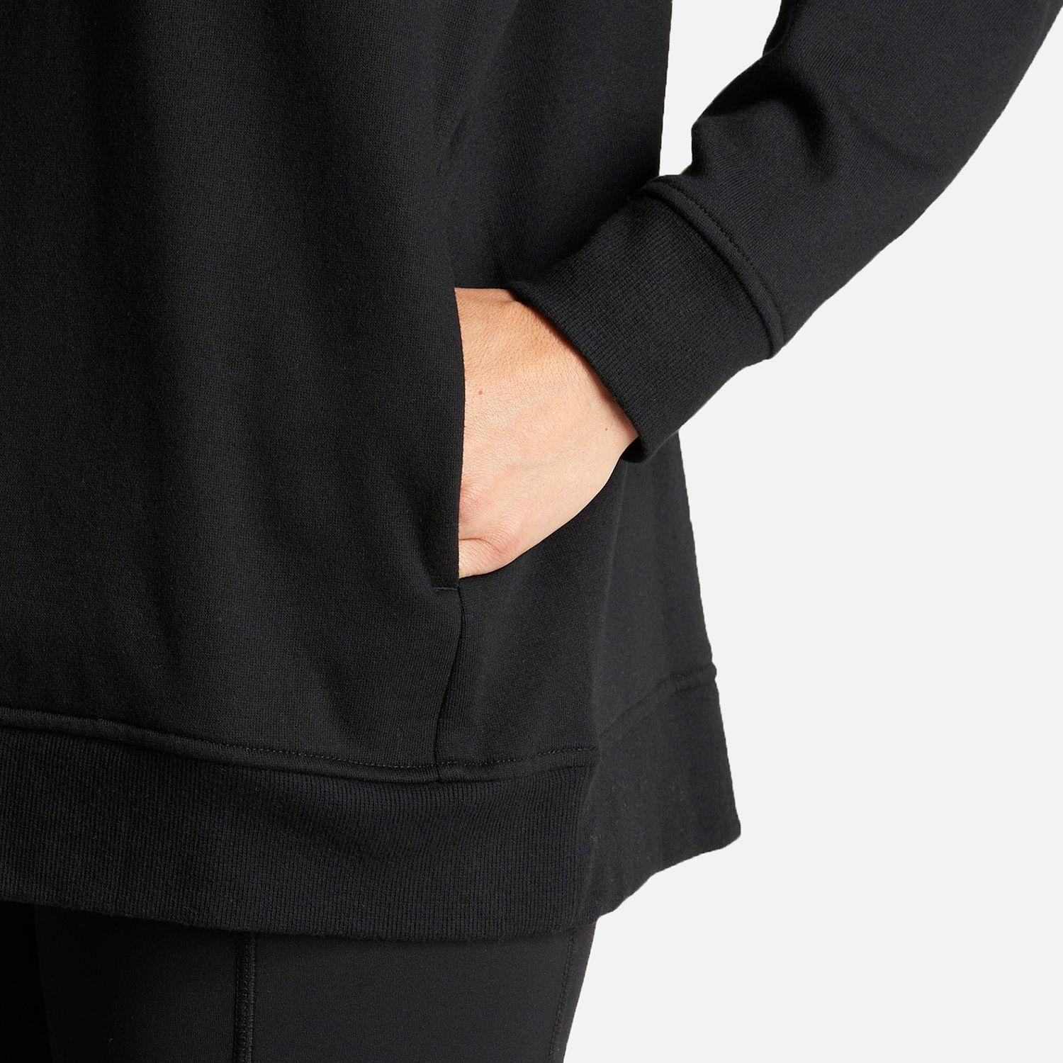 Poleron Mujer Insigne Hoody Sweatshirt Front Print Negro Lippi-6
