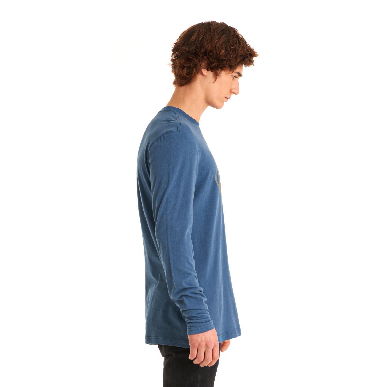 Polera Hombre Logo Lippi UVStop Long Sleeve TShirt Azul Lippi-3