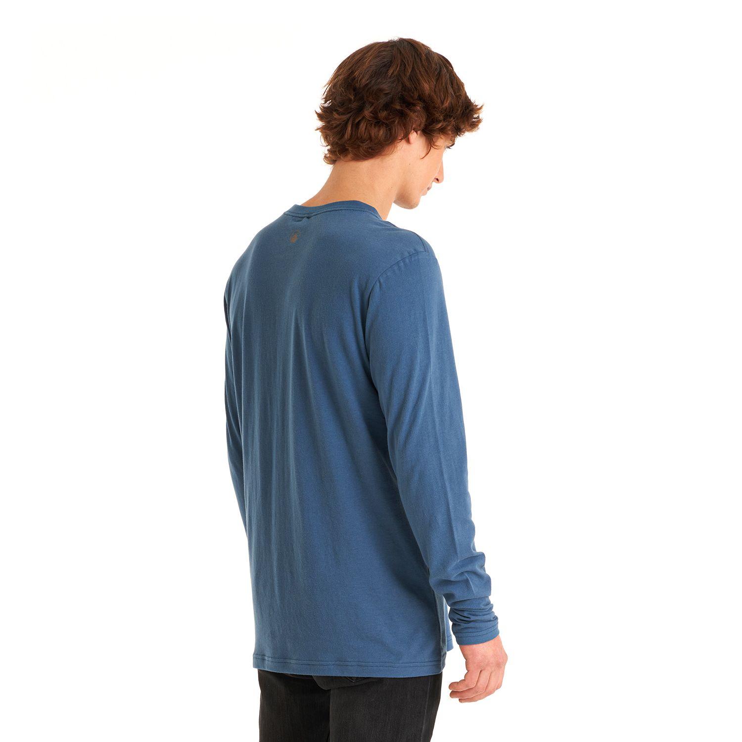 Polera Hombre Logo Lippi UVStop Long Sleeve TShirt Azul Lippi-4