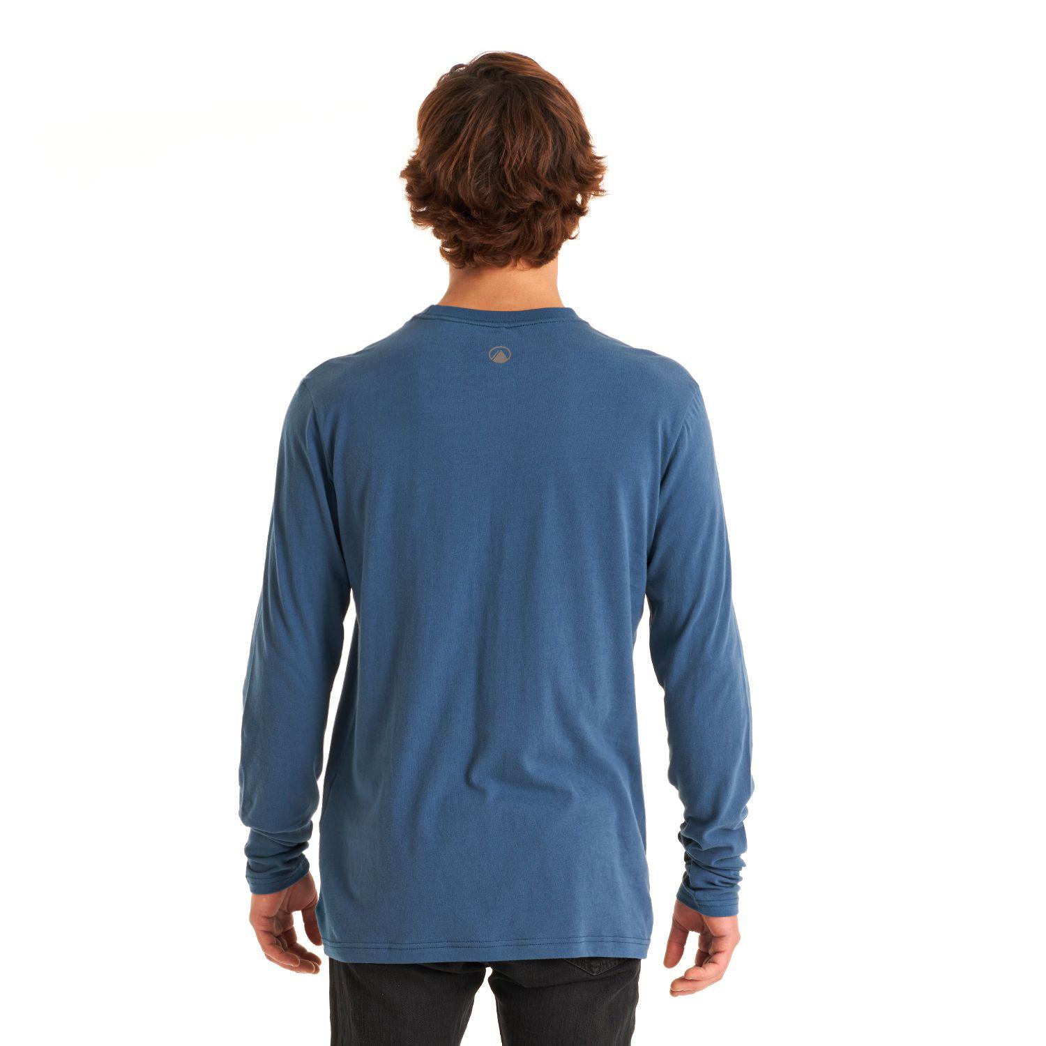 Polera Hombre Logo Lippi UVStop Long Sleeve TShirt Azul Lippi-5