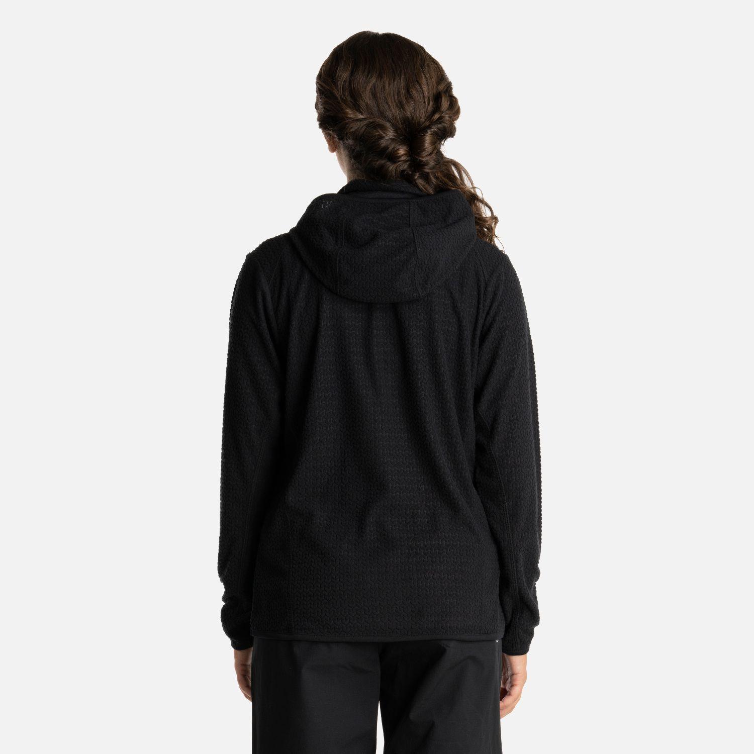 Poleron Teen Girl Mild Nano-F 14 Zip Hoody Negro Lippi I23-3