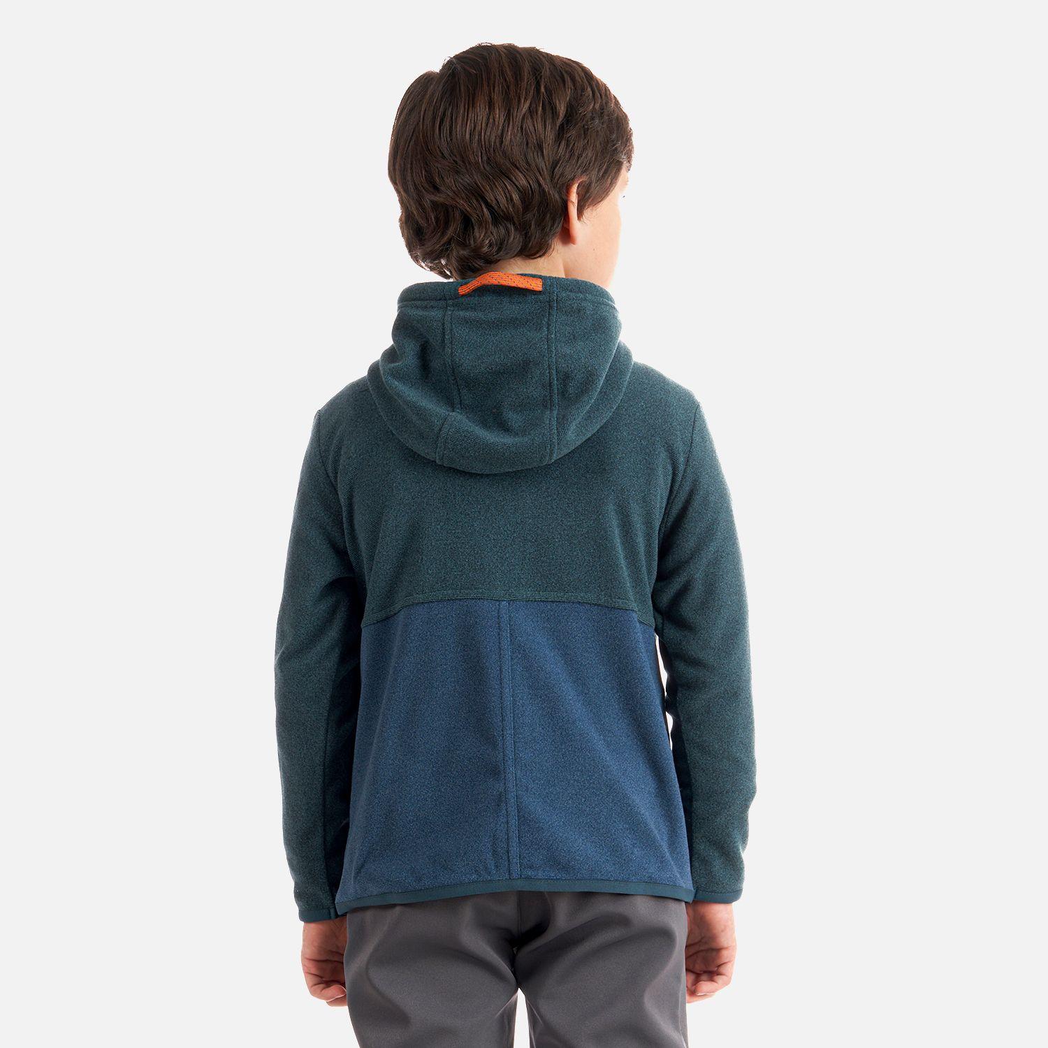 Poleron Niño Stripes Nano-F Full Zip Hoody Azul Noche Azul Lippi-3