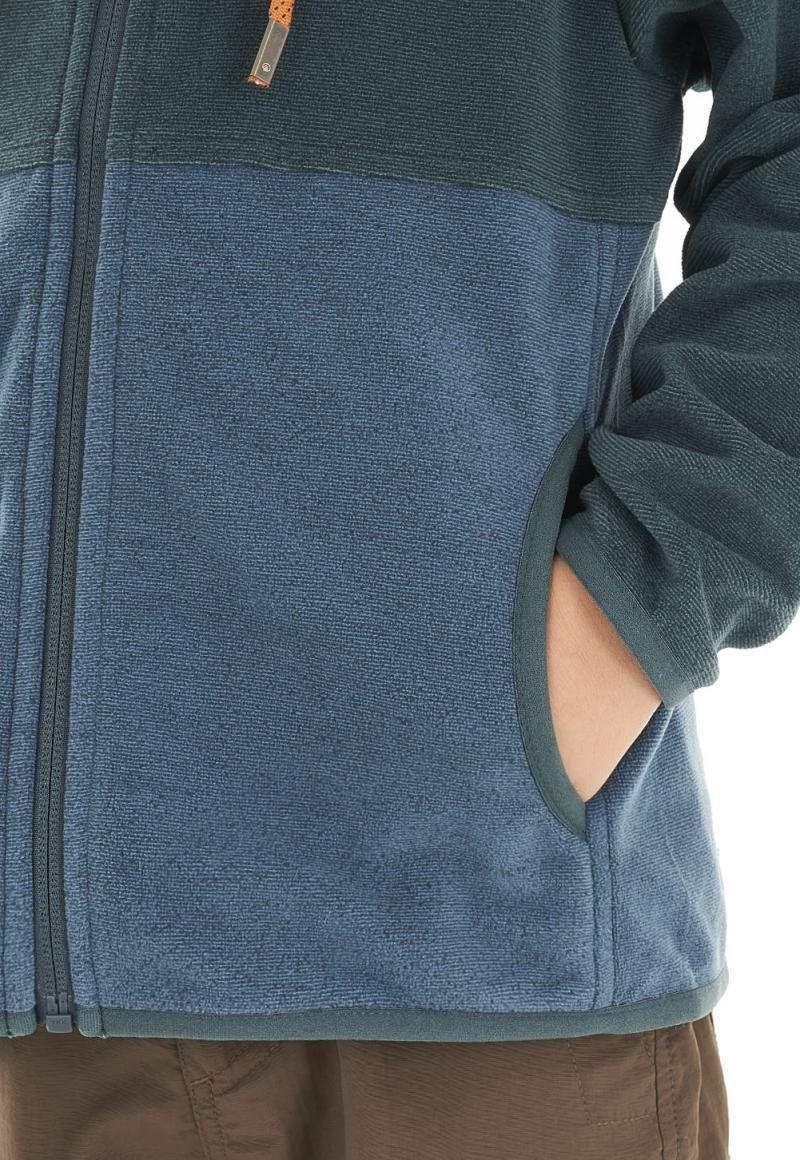 Poleron Niño Stripes Nano-F Full Zip Hoody Azul Noche Azul Lippi-7