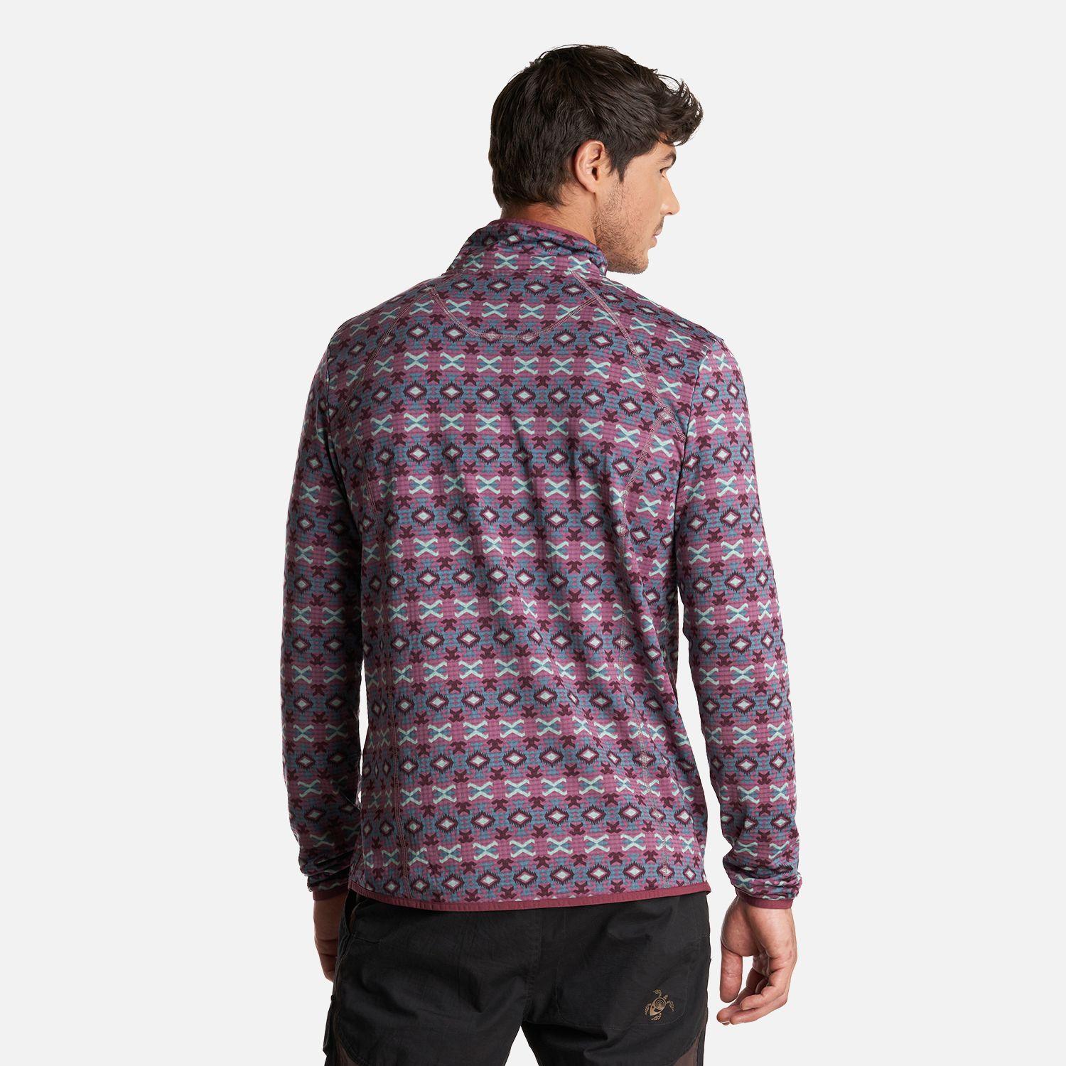 Poleron Hombre Taina Print Morado Haka Honu-3