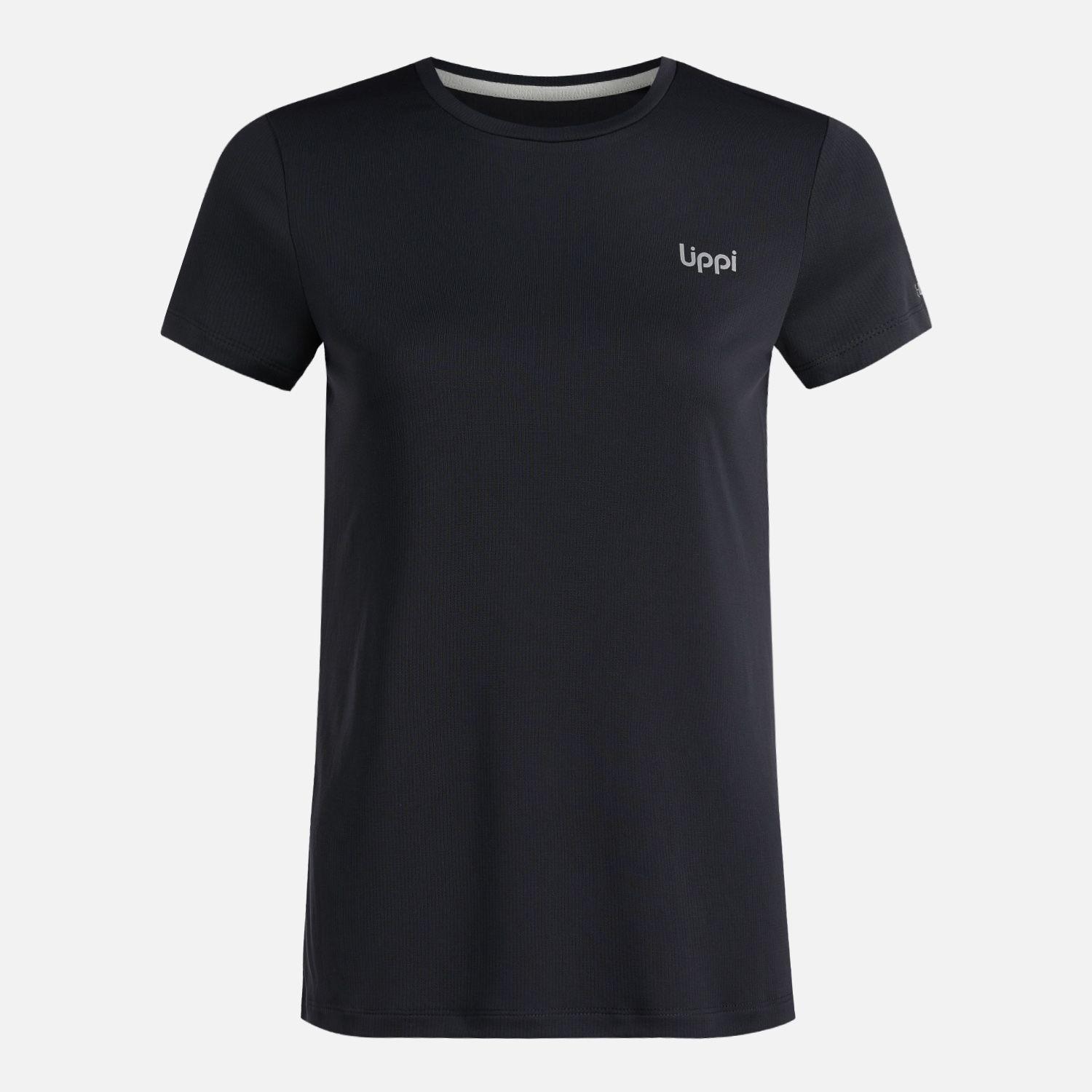 Polera Mujer Core Q-Dry T-Shirt Negro Lippi-5