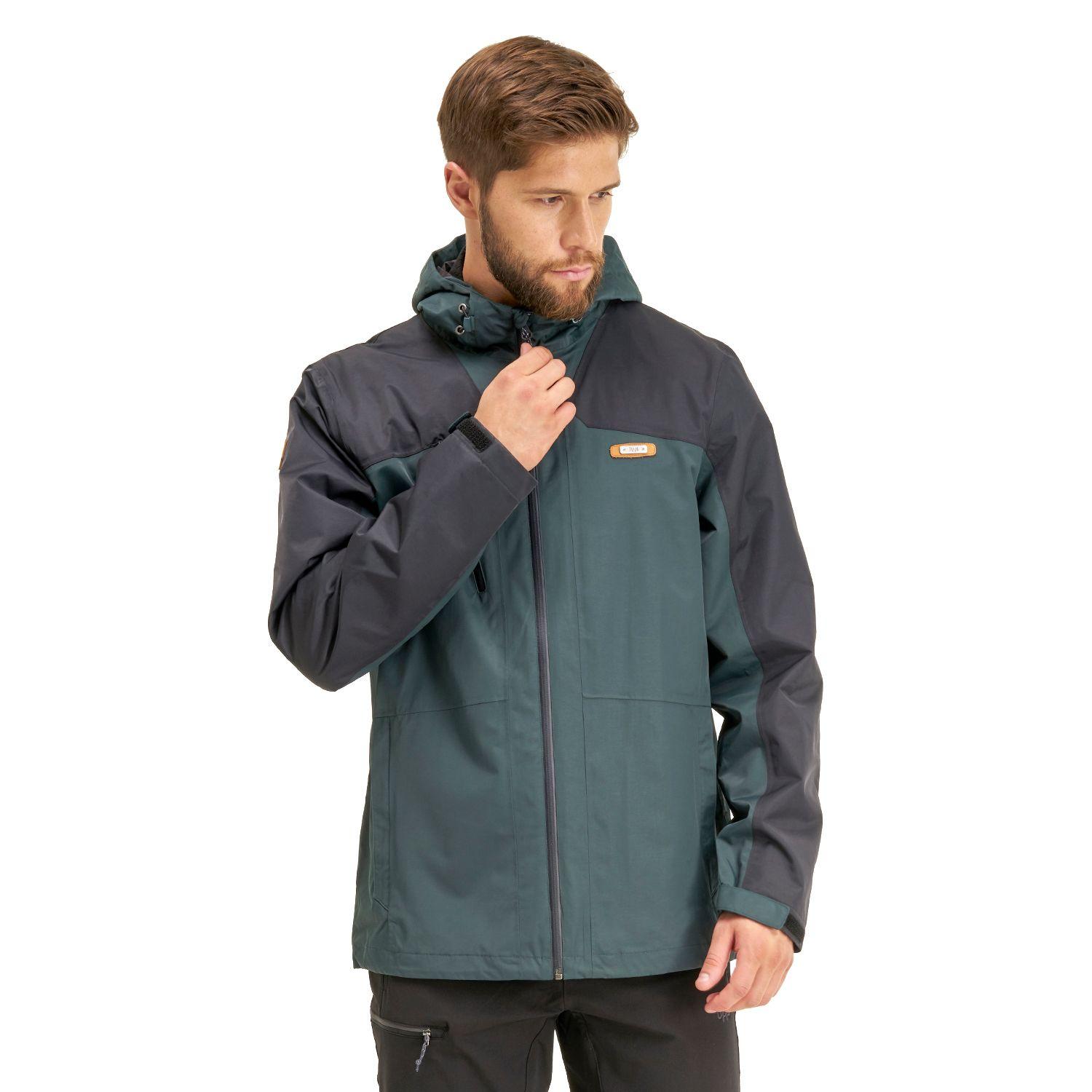 Chaqueta Hombre Drizzle B-Dry Hoody Jacket Turquesa Oscuro / Grafito Lippi-1