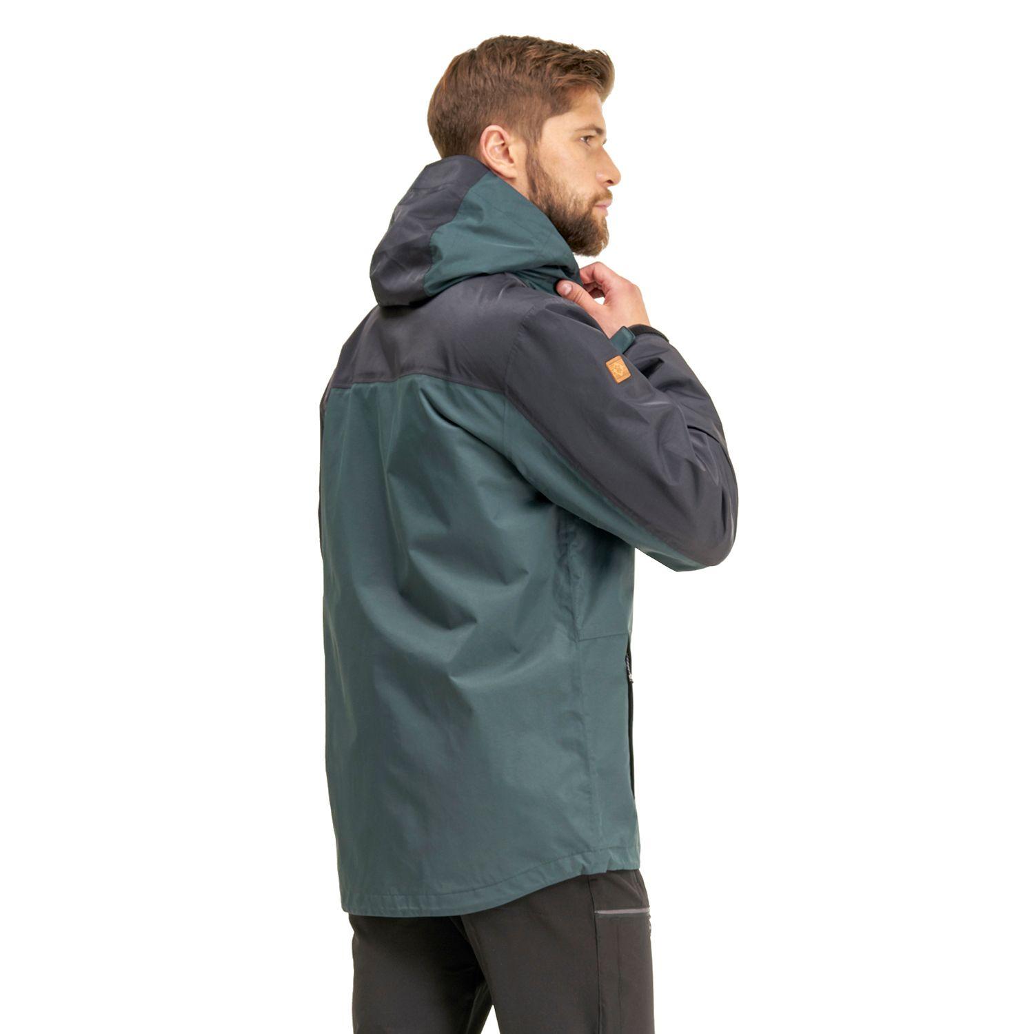 Chaqueta Hombre Drizzle B-Dry Hoody Jacket Turquesa Oscuro / Grafito Lippi-2