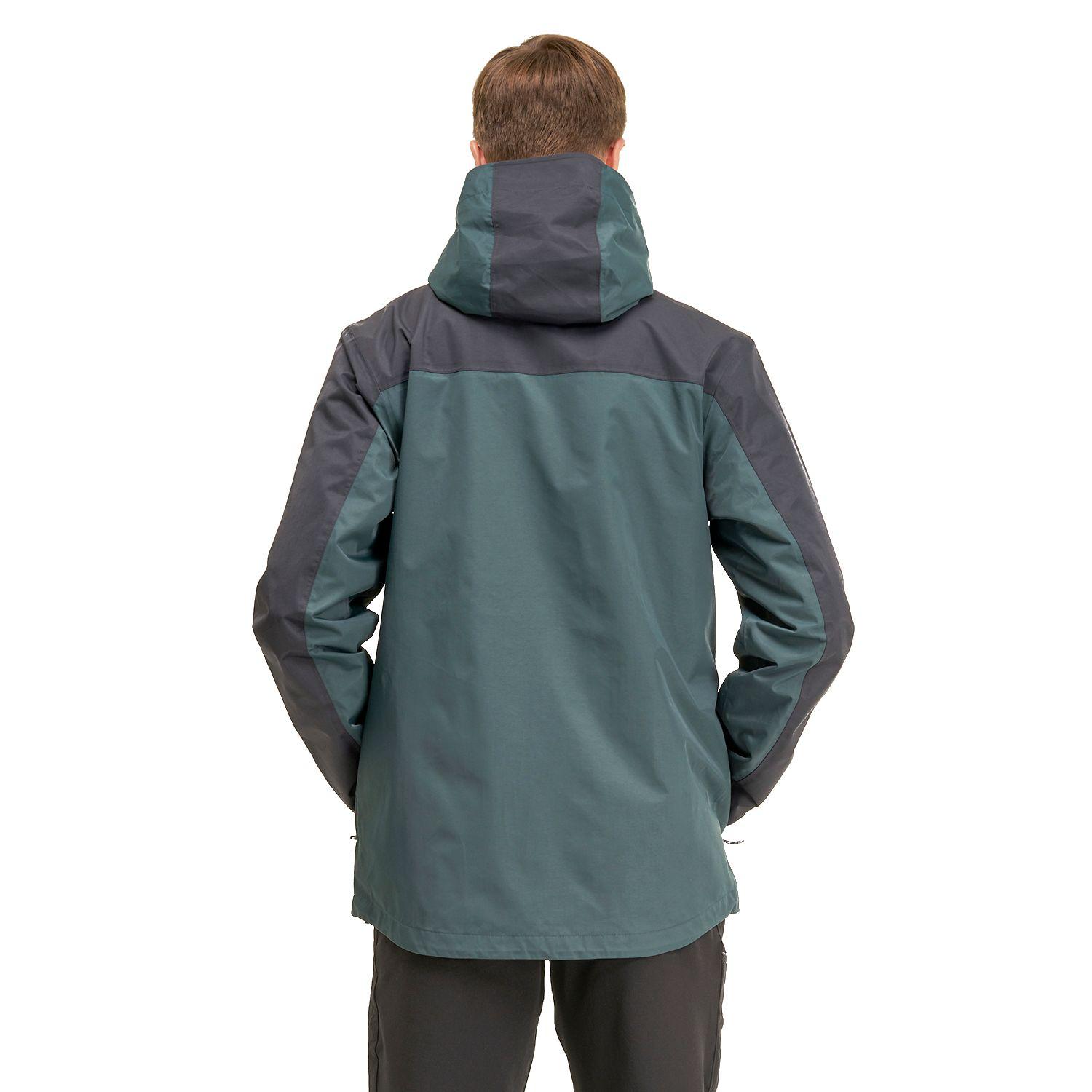 Chaqueta Hombre Drizzle B-Dry Hoody Jacket Turquesa Oscuro / Grafito Lippi-3