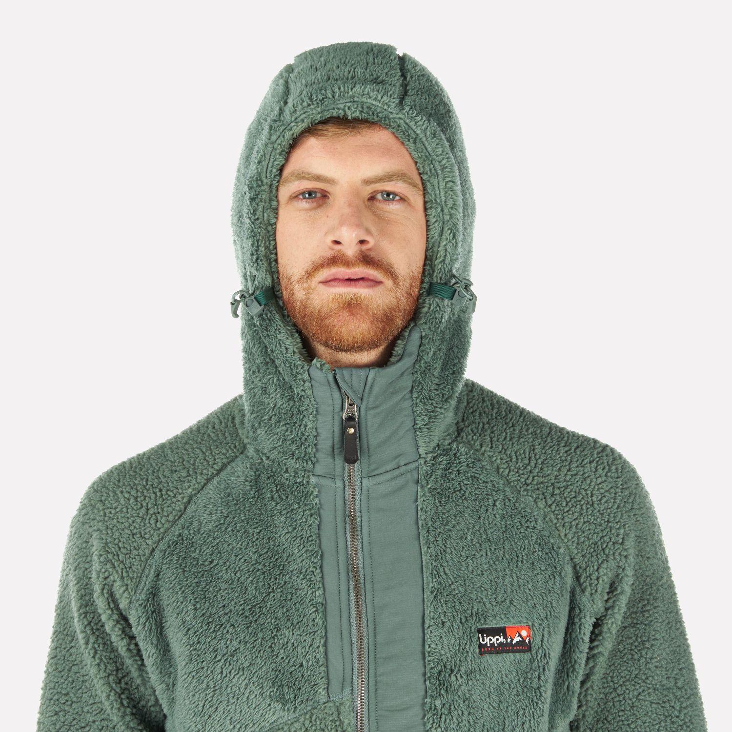 Chaqueta Hombre Bear Shaggy-Pro Hoody Jacket Verde Grisaceo Lippi-3