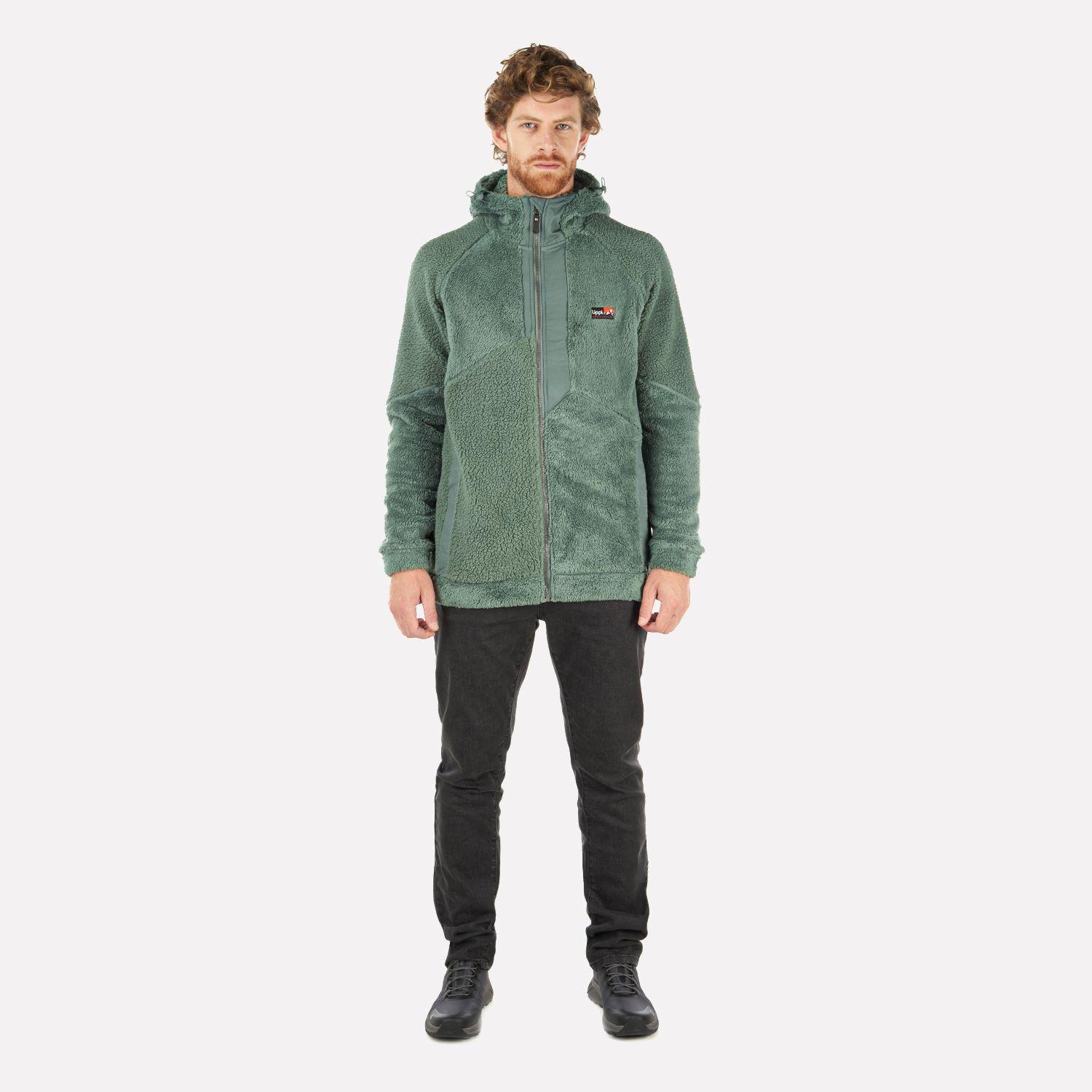 Chaqueta Hombre Bear Shaggy-Pro Hoody Jacket Verde Grisaceo Lippi-4