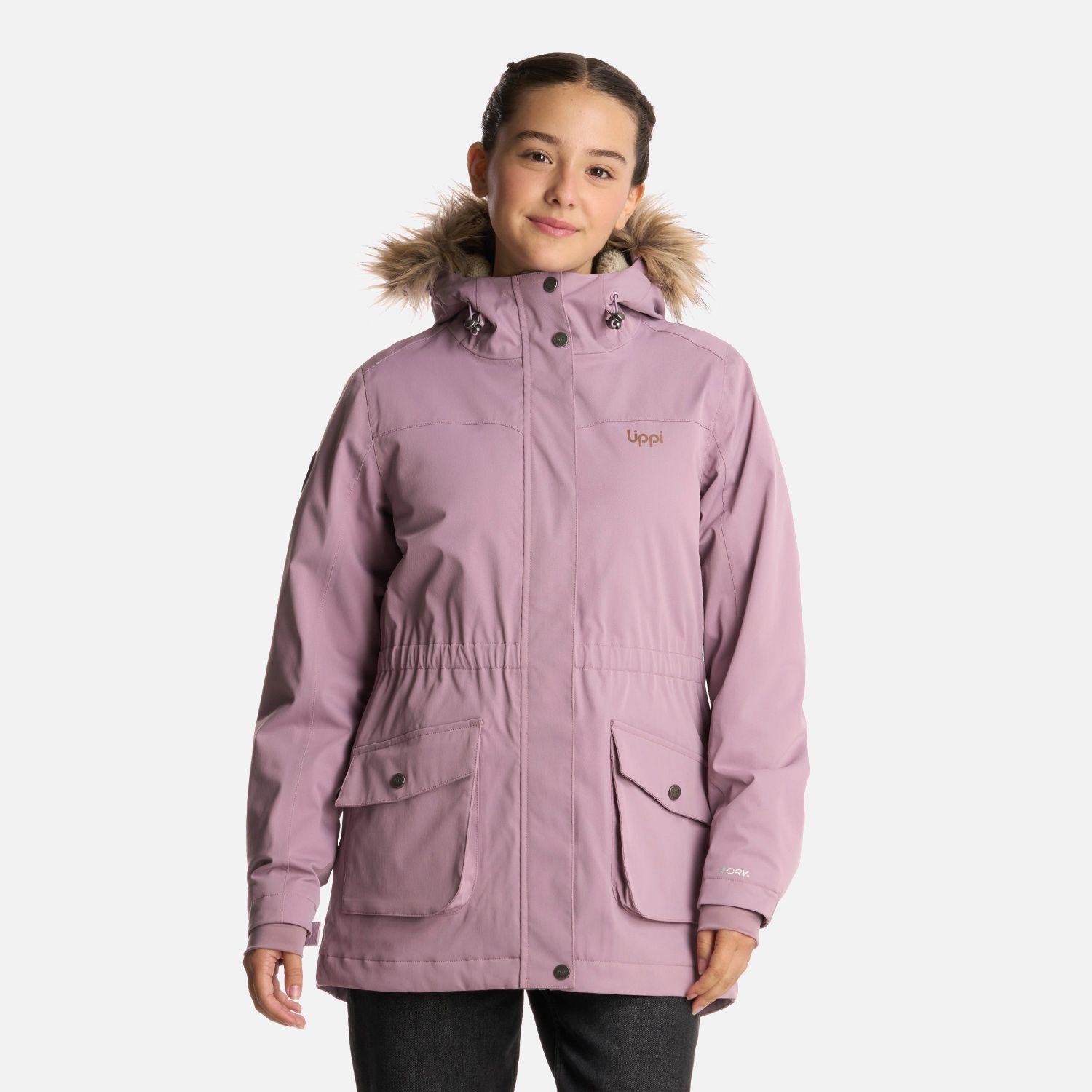 Chaqueta Teen Girl Roble B-Dry Hoody Jacket Malva Lippi I25-0