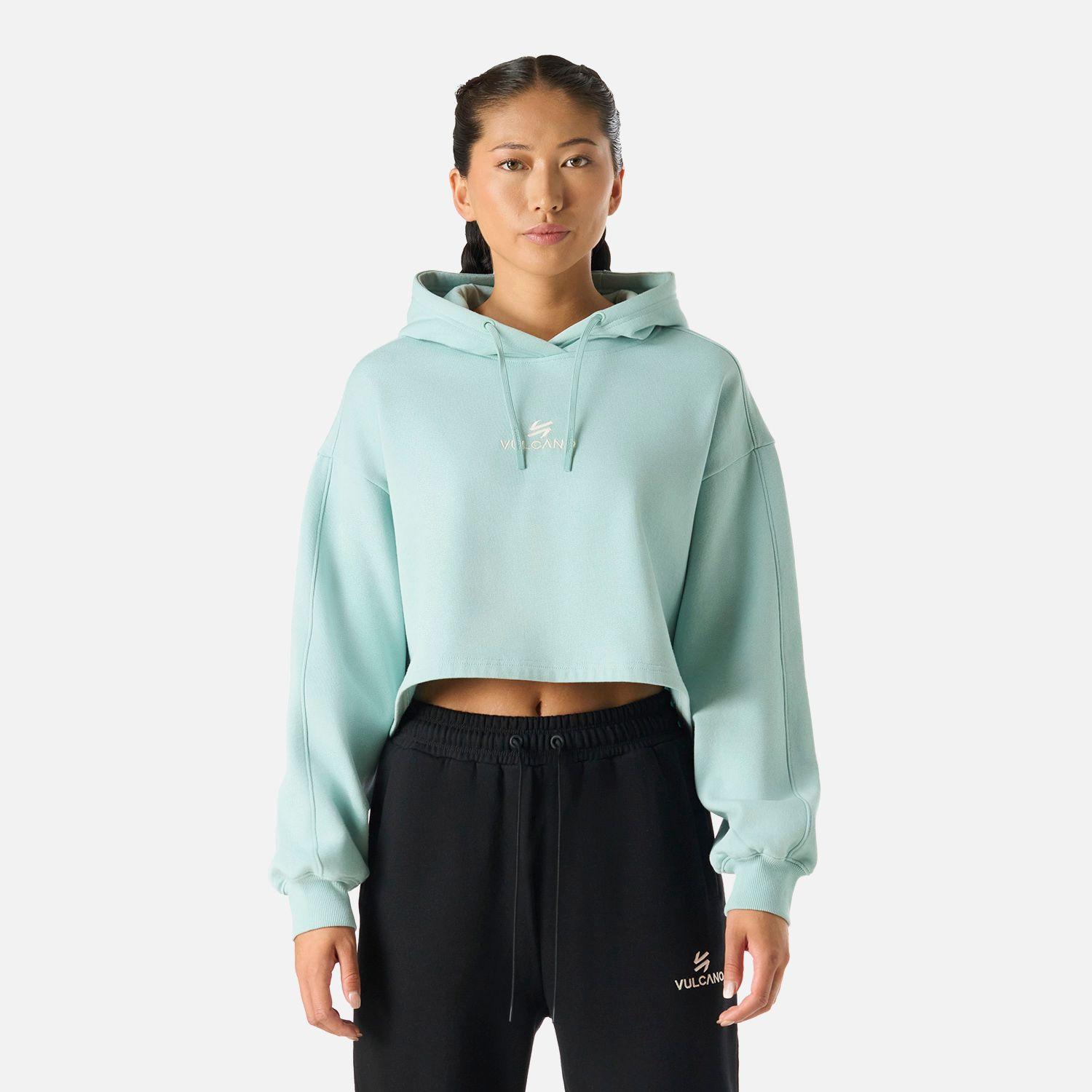 Polerón Mujer Cool Down Sweatshirt Hoody Jade Vulcano-0