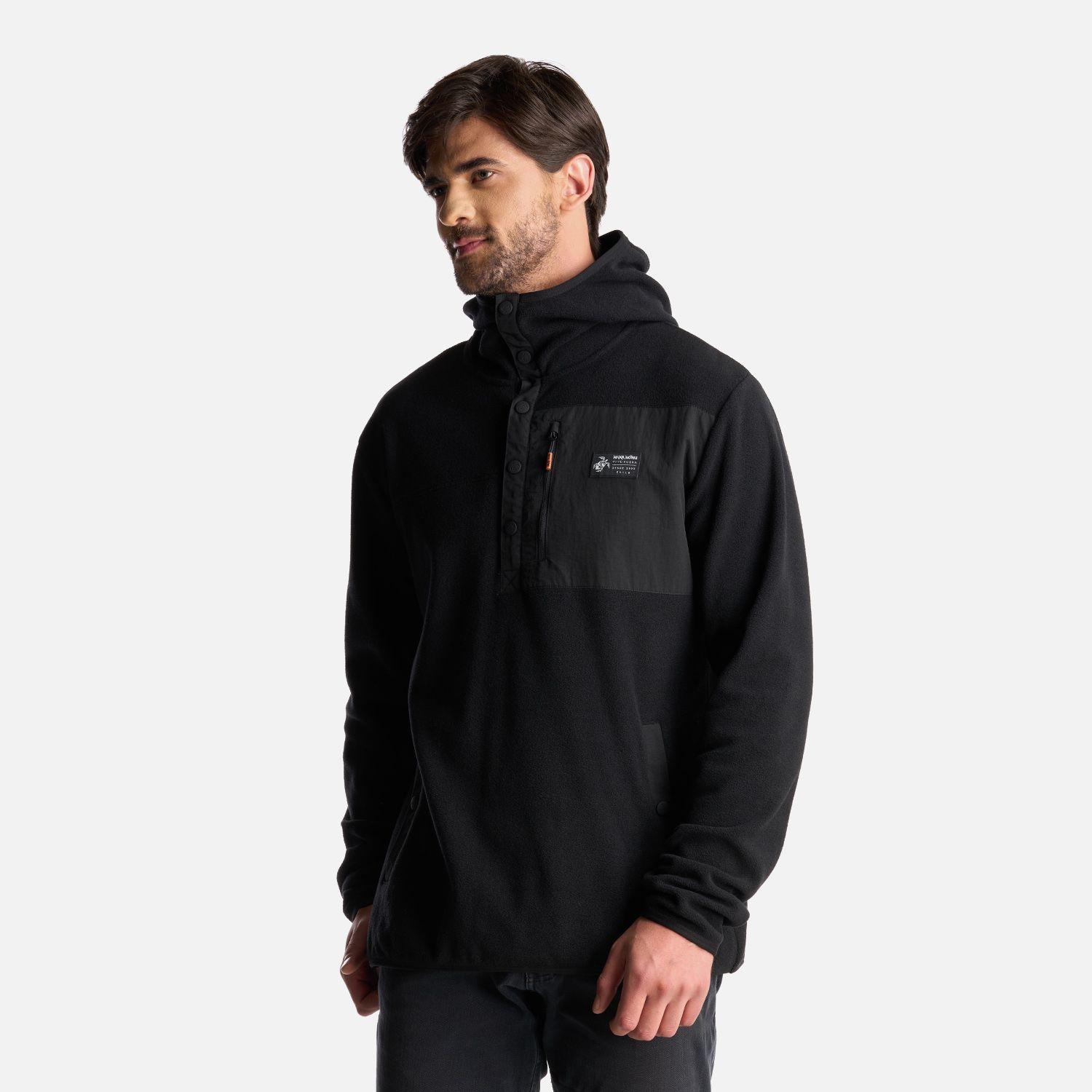 Poleron Hombre Tokerau Hoodie Negro Haka Honu-2