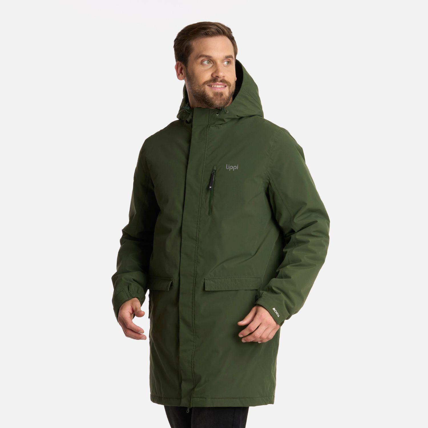 Chaqueta Hombre Mountains Live BDry DownLong Verde Lippi I25-1