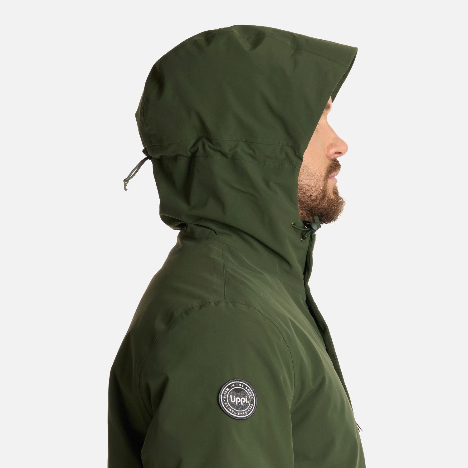 Chaqueta Hombre Mountains Live BDry DownLong Verde Lippi I25-3