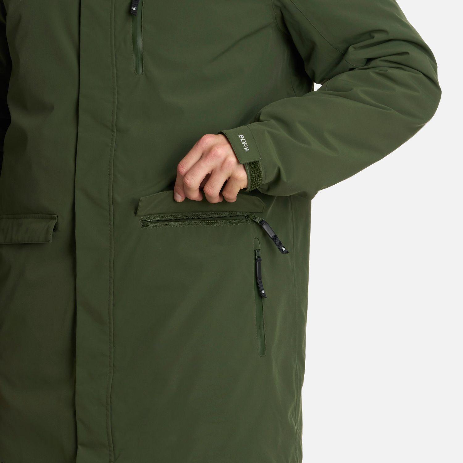 Chaqueta Hombre Mountains Live BDry DownLong Verde Lippi I25-5