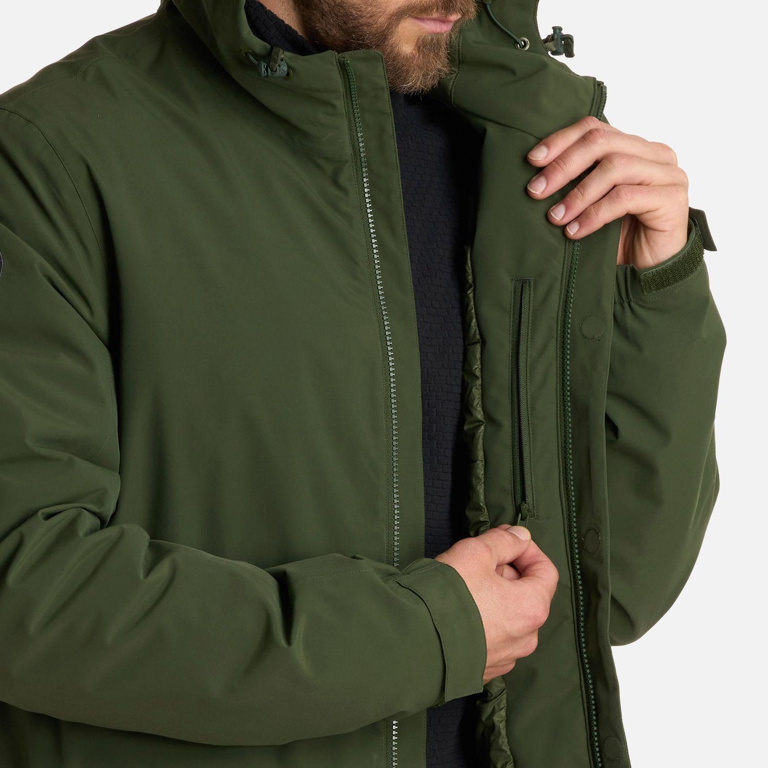 Chaqueta Hombre Mountains Live BDry DownLong Verde Lippi I25-8